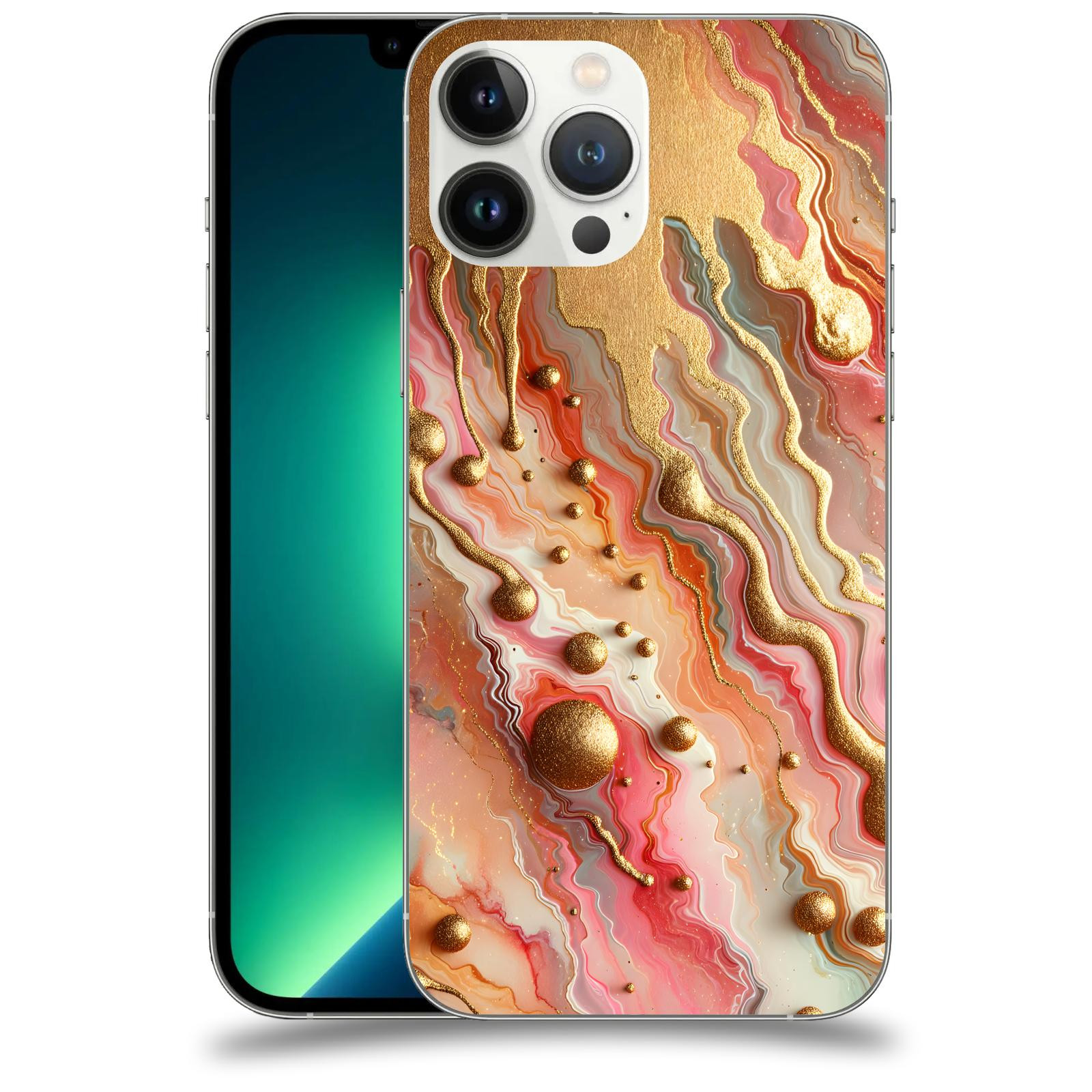 ACOVER Kryt na mobil Apple iPhone 13 Pro Max - Liquid Gold