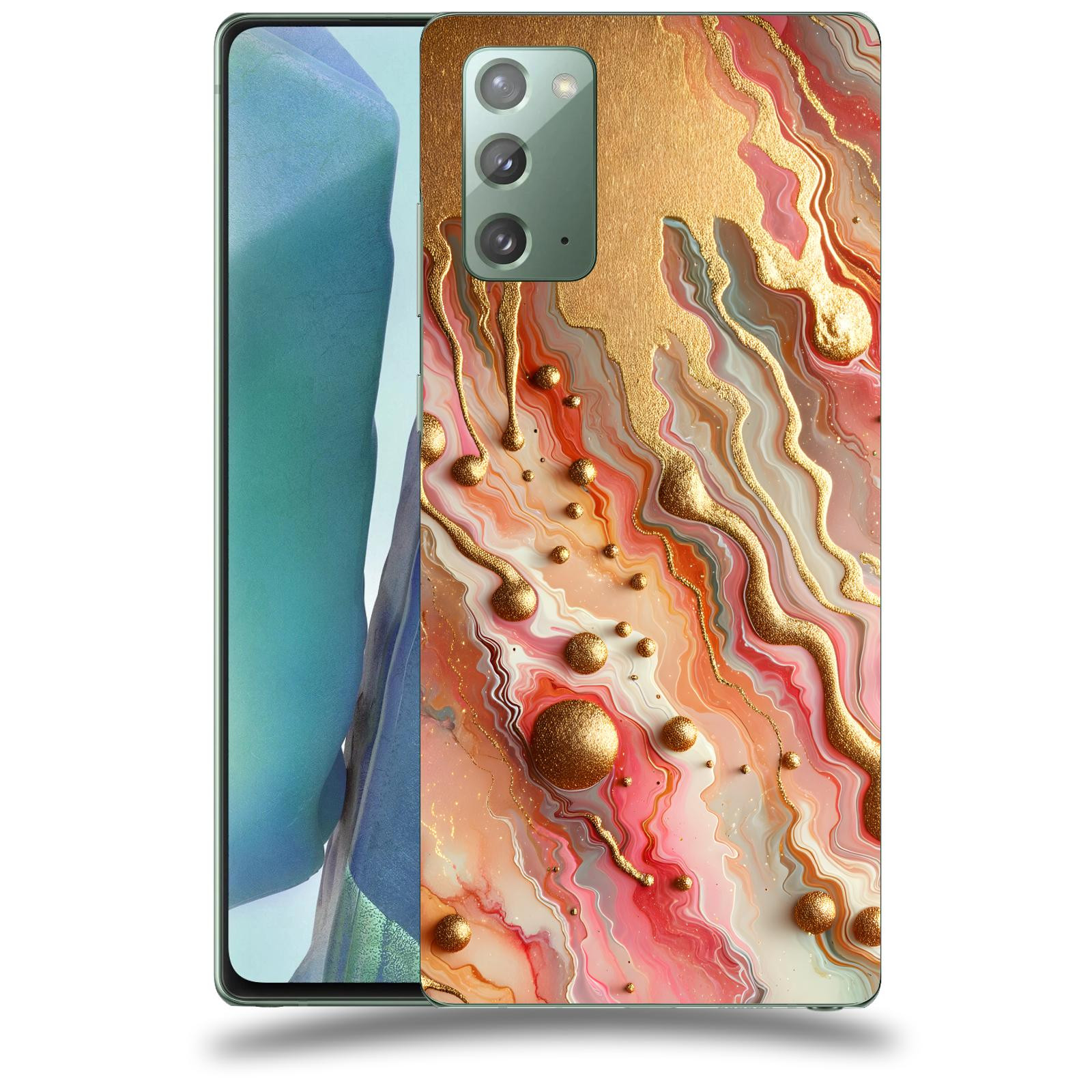 ACOVER Kryt na mobil Samsung Galaxy Note 20 - Liquid Gold