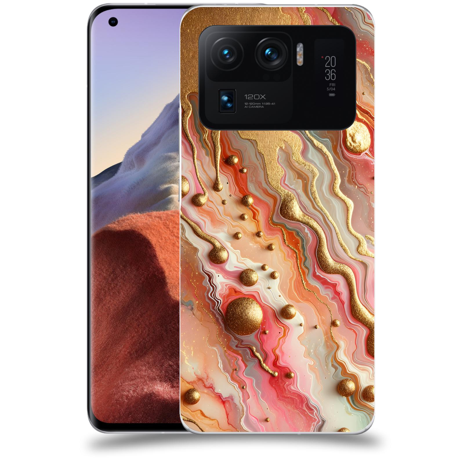 ACOVER Kryt na mobil Xiaomi Mi 11 Ultra - Liquid Gold