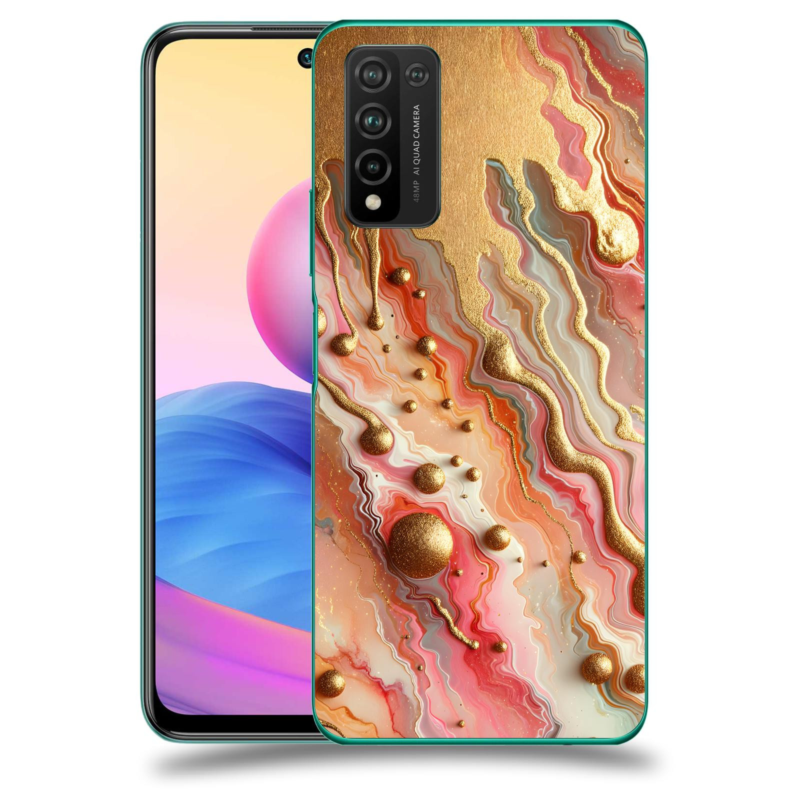 ACOVER Kryt na mobil Honor 10X Lite - Liquid Gold