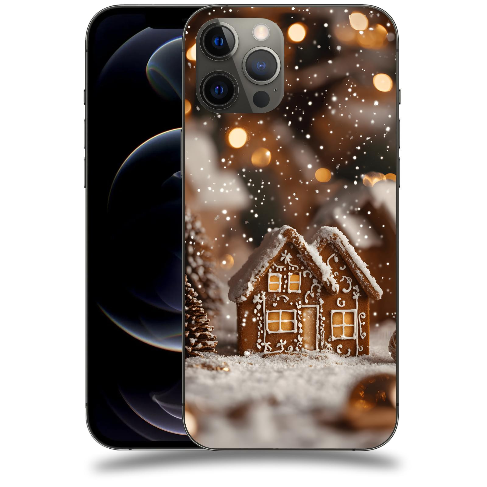 ACOVER Kryt na mobil Apple iPhone 12 Pro Max - Perníková chaloupka