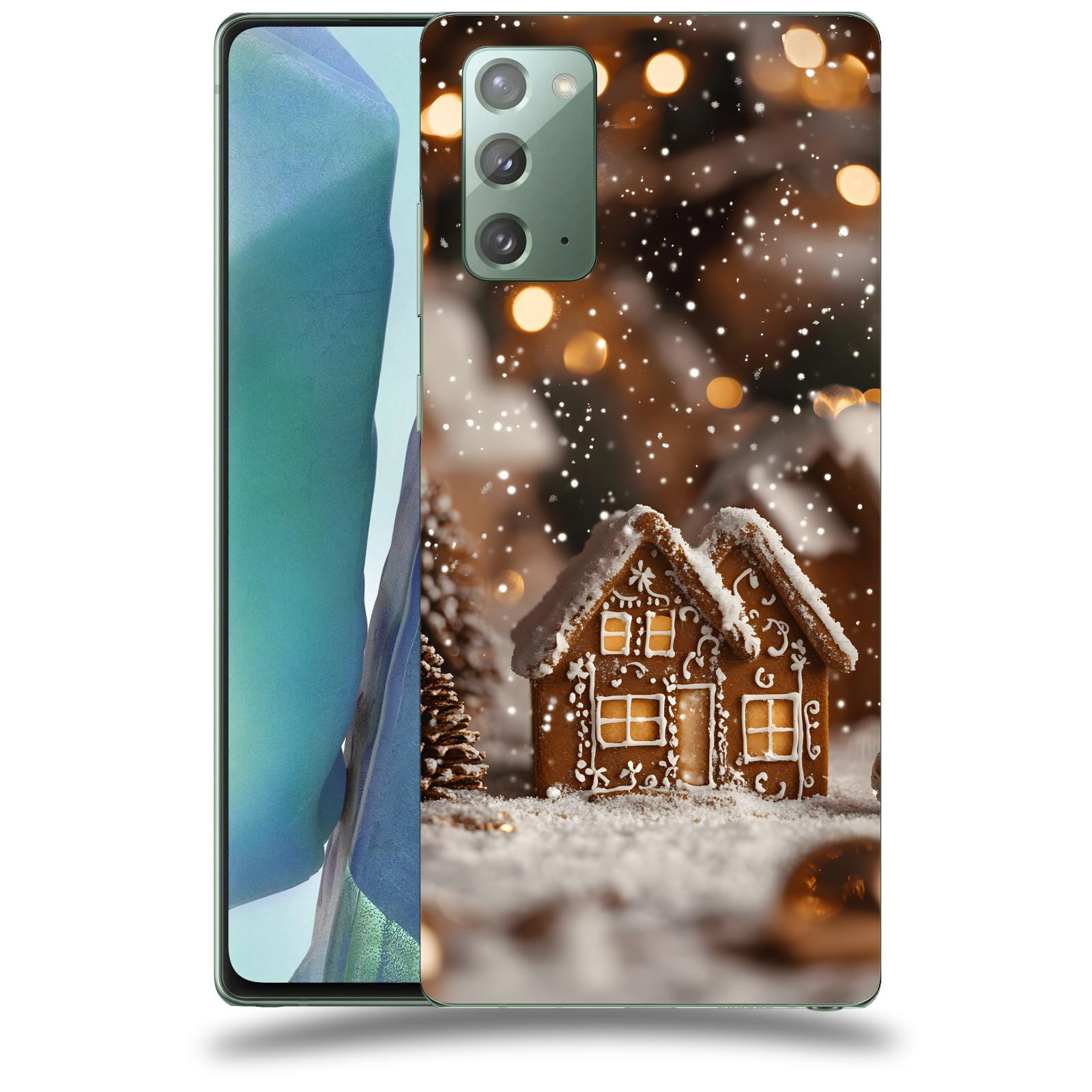 ACOVER Kryt na mobil Samsung Galaxy Note 20 - Perníková chaloupka