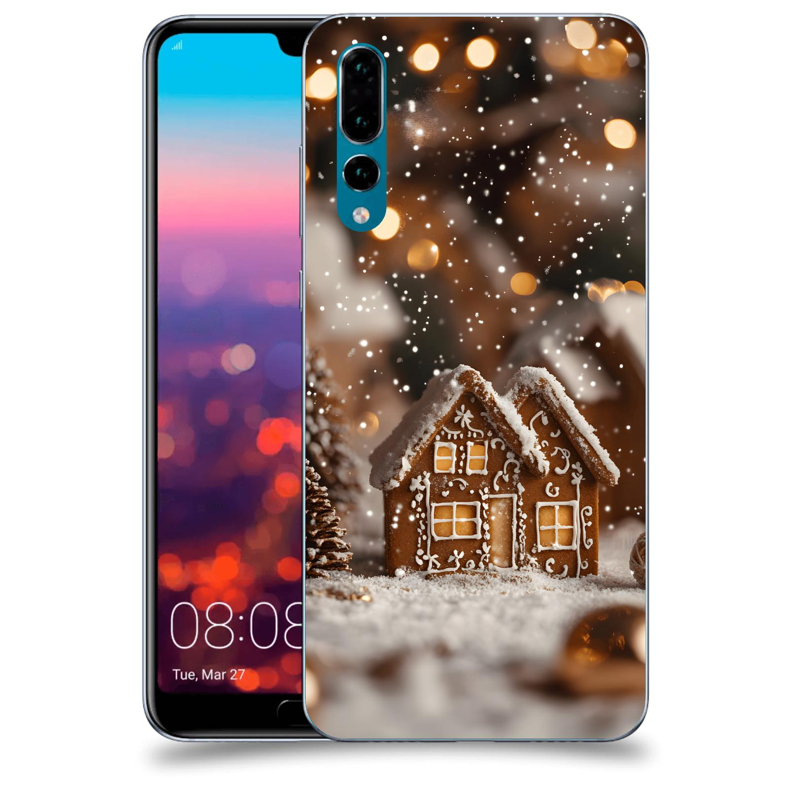 ACOVER Kryt na mobil Huawei P20 Pro - Perníková chaloupka