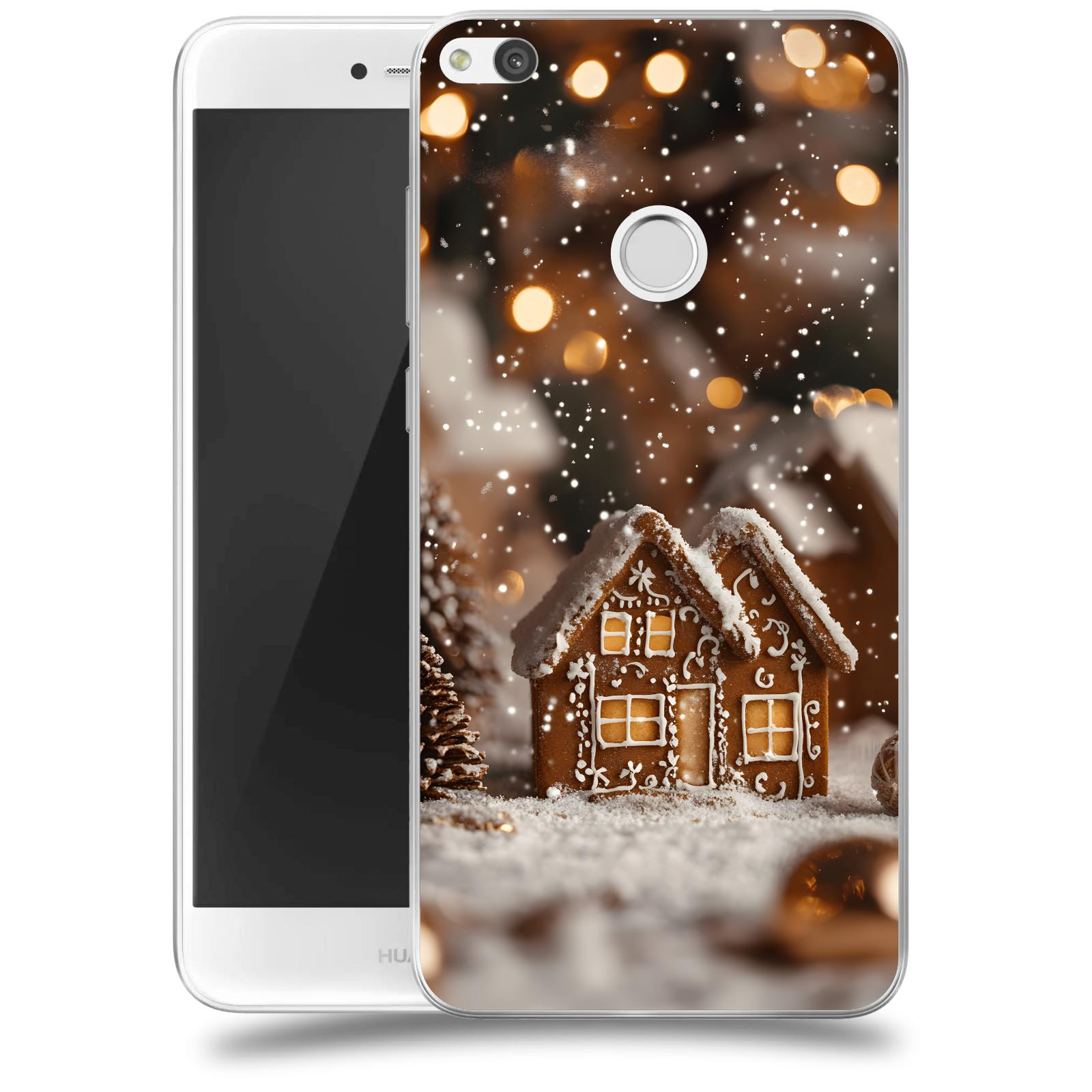 ACOVER Kryt na mobil Huawei P9 Lite 2017 - Perníková chaloupka