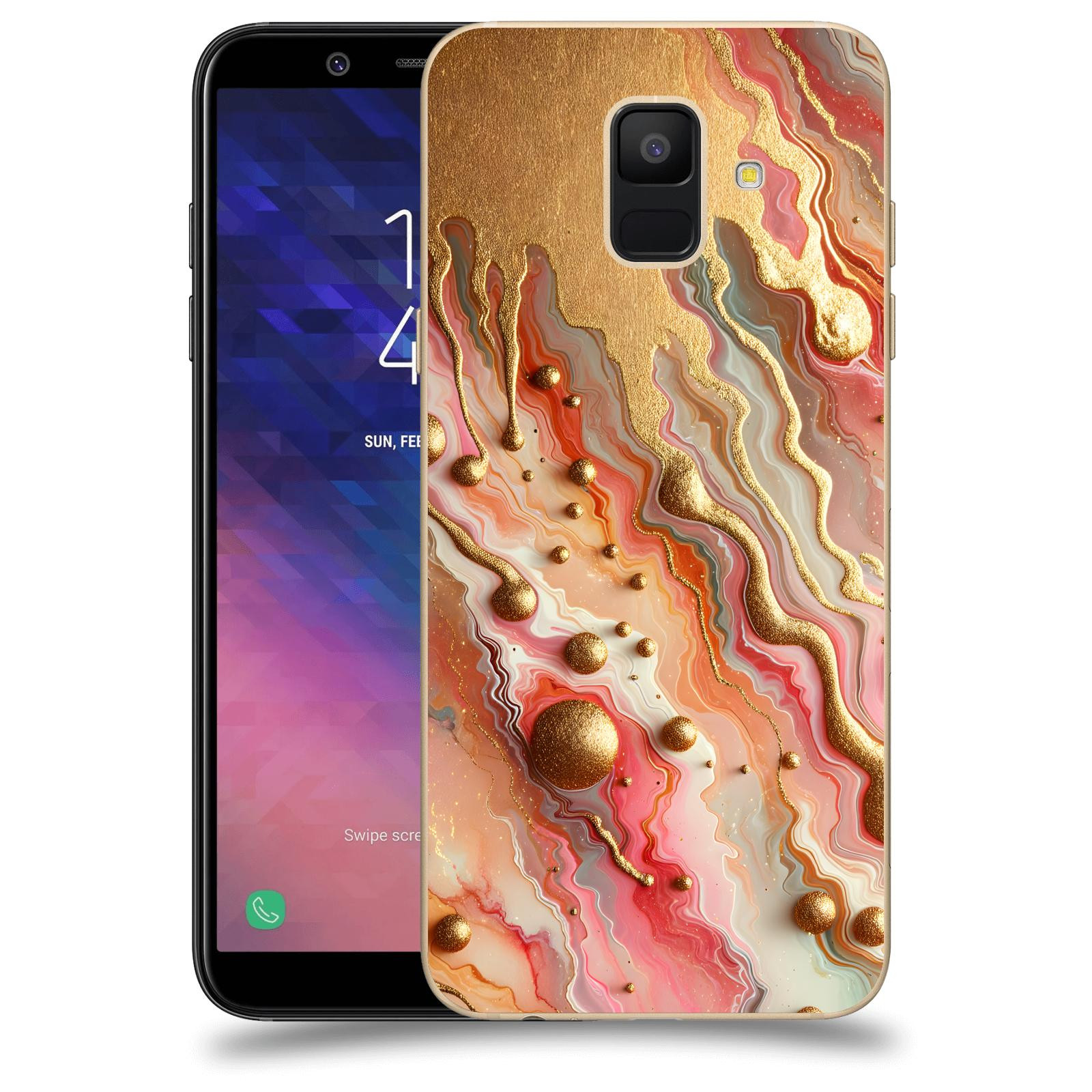 ACOVER Kryt na mobil Samsung Galaxy A6 A600F - Liquid Gold