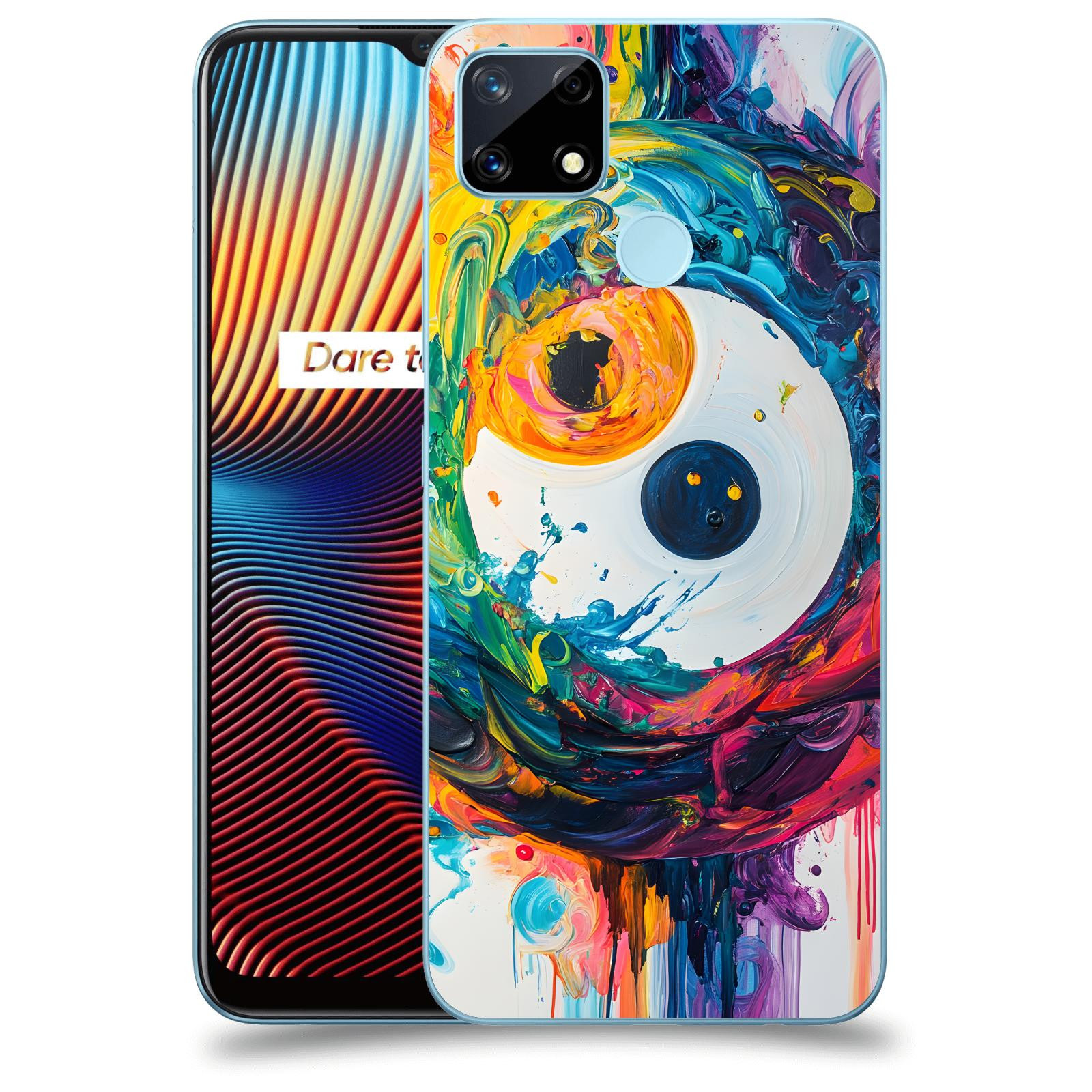 ACOVER Kryt na mobil Realme 7i - Jin Jang