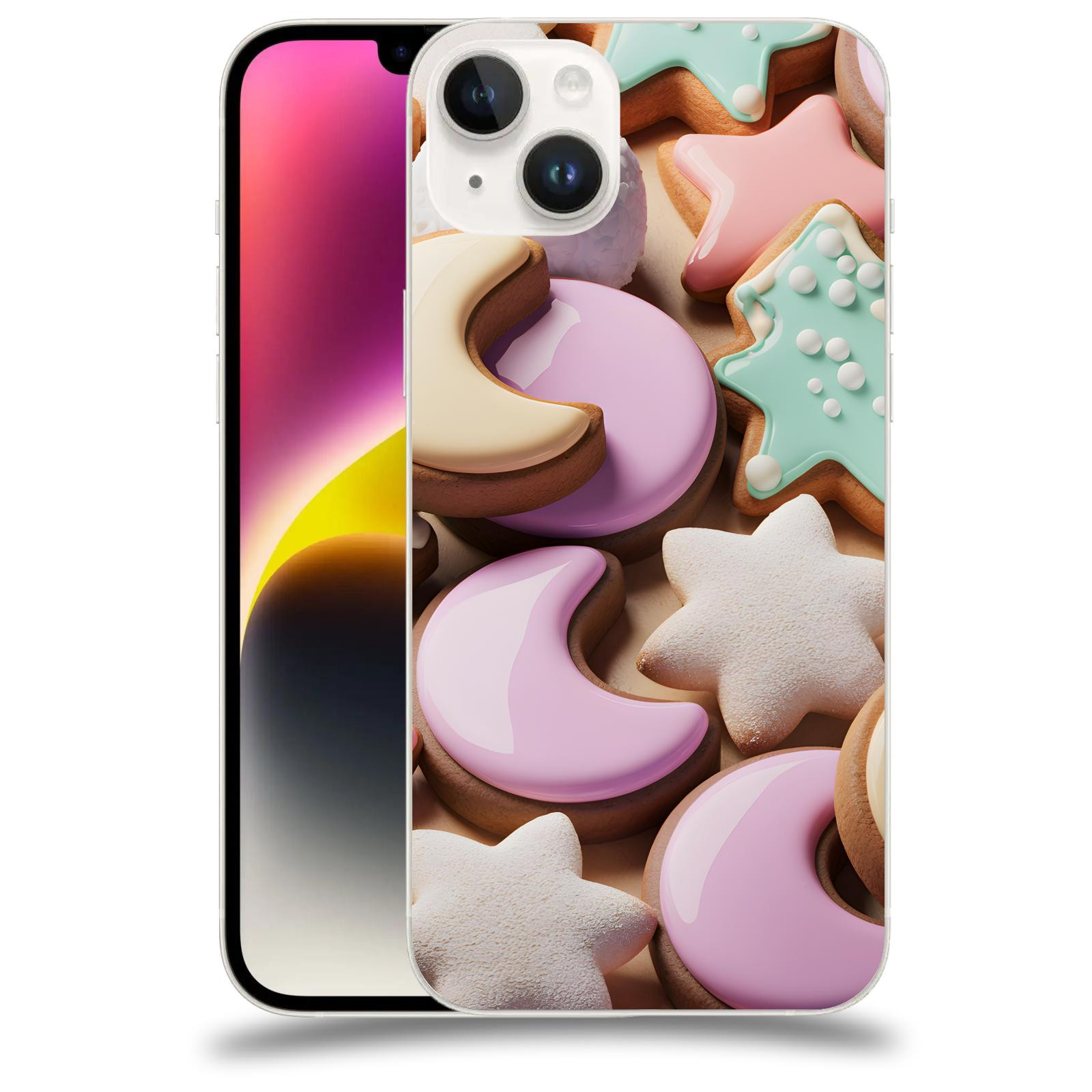 ACOVER Kryt na mobil Apple iPhone 14 Plus - Vánoční cukroví