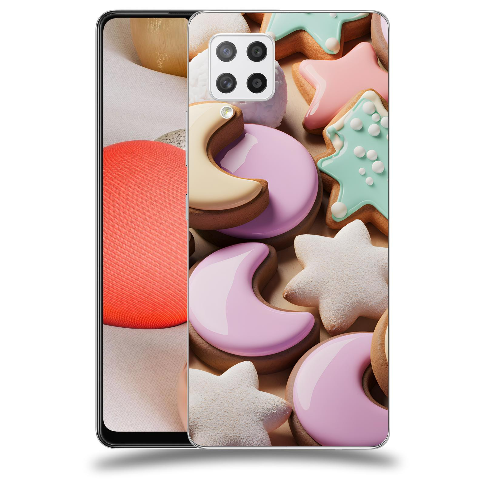 ACOVER Kryt na mobil Samsung Galaxy A42 A426B - Vánoční cukroví
