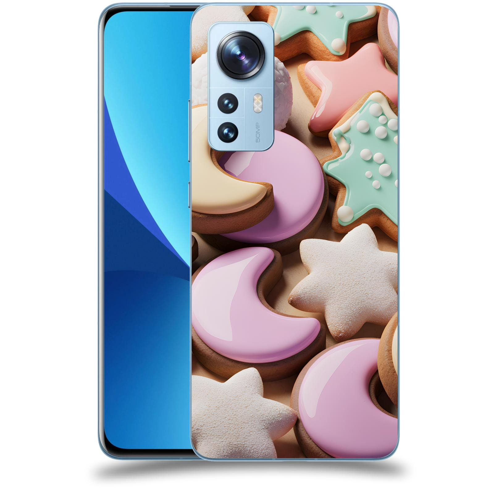 ACOVER Kryt na mobil Xiaomi 12 - Vánoční cukroví
