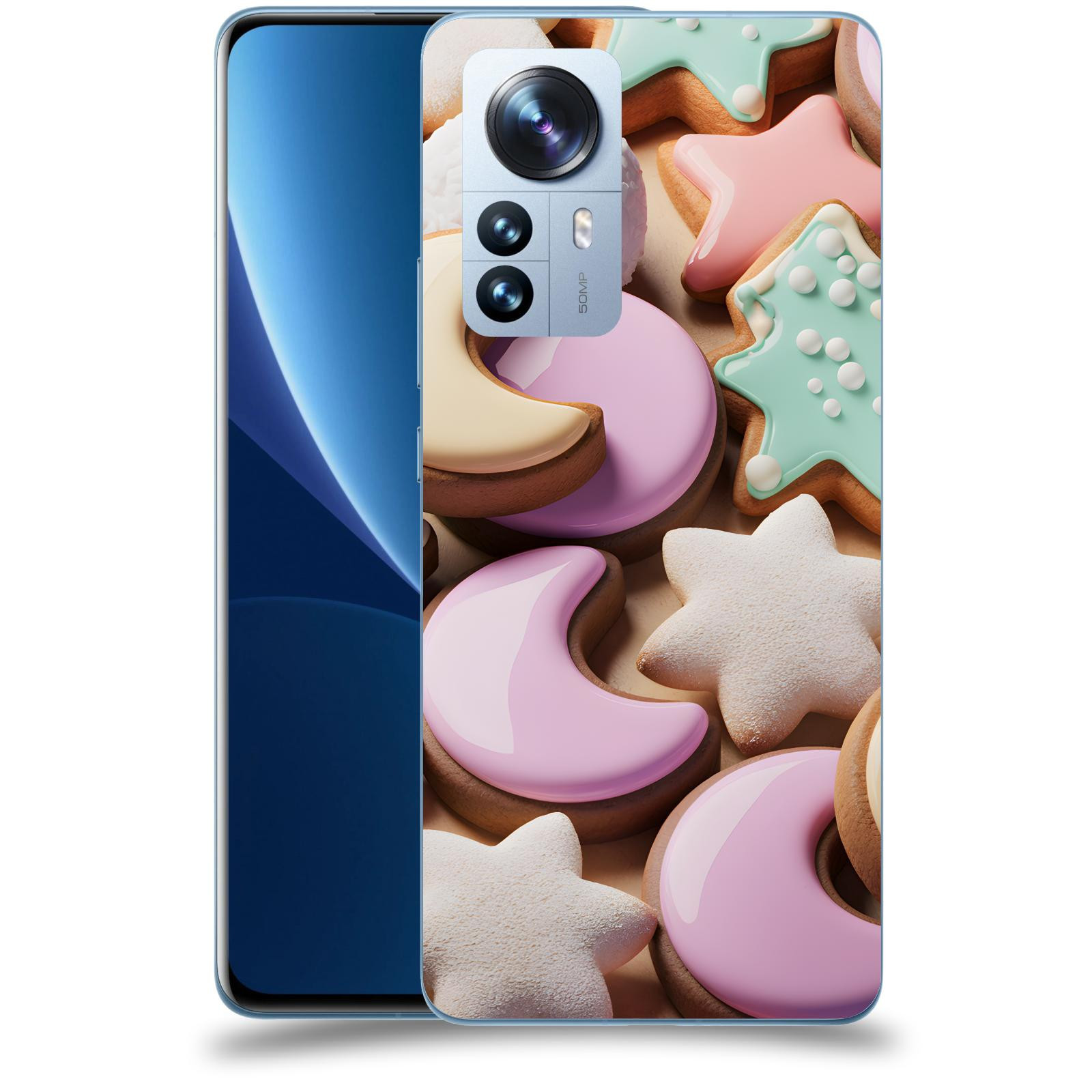 ACOVER Kryt na mobil Xiaomi 12 Pro - Vánoční cukroví