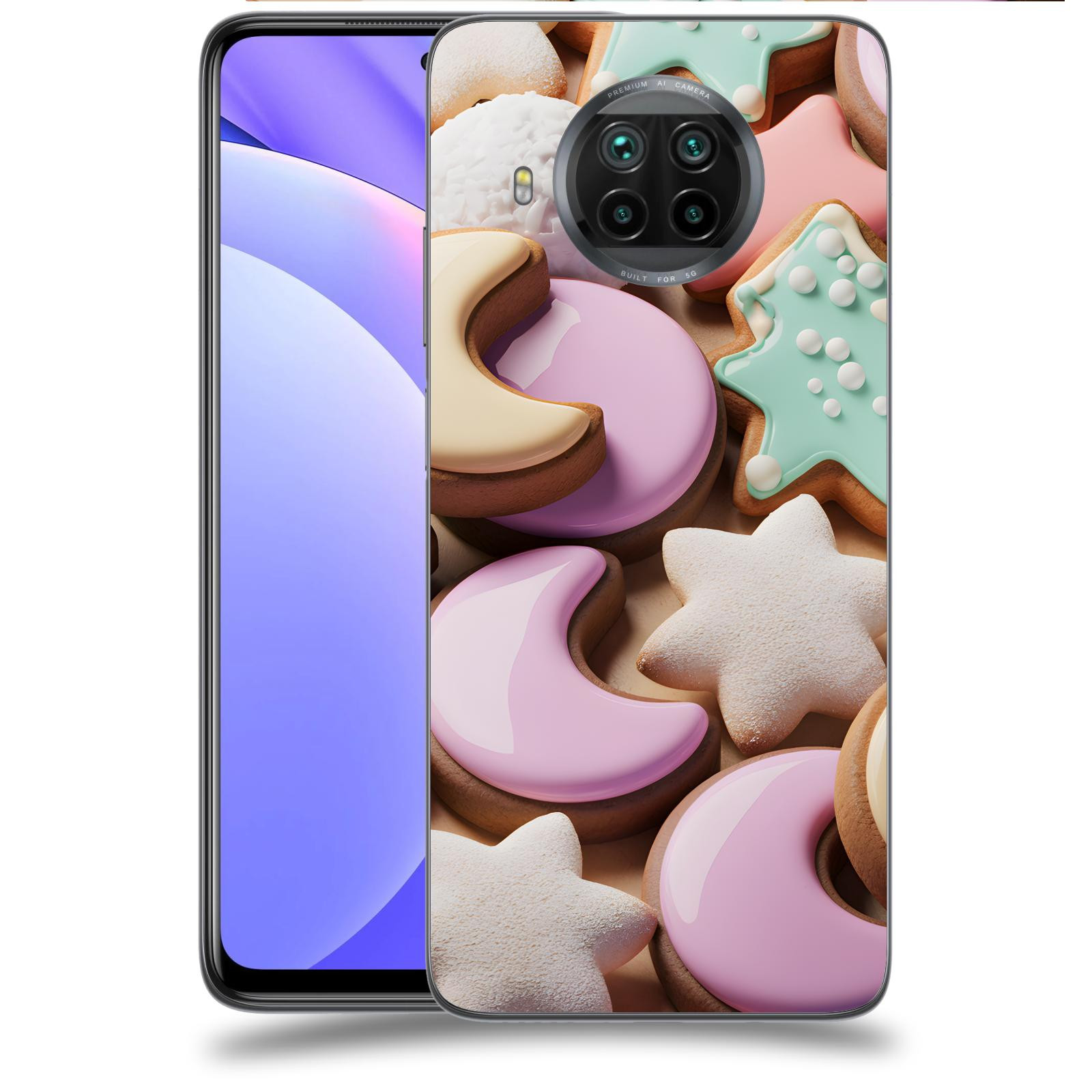 ACOVER Kryt na mobil Xiaomi Mi 10T Lite - Vánoční cukroví