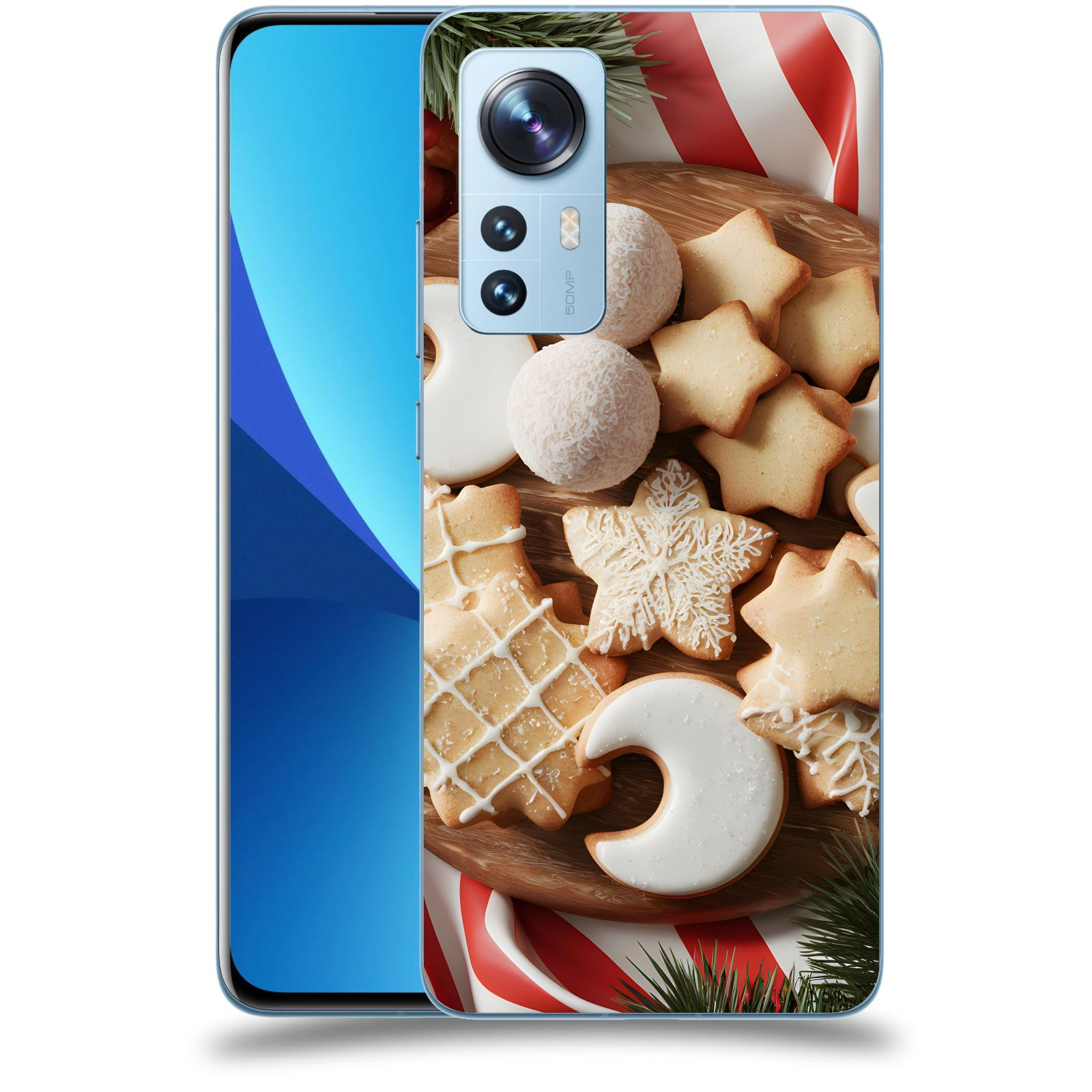 ACOVER Kryt na mobil Xiaomi 12 - Vánoční cukroví 2