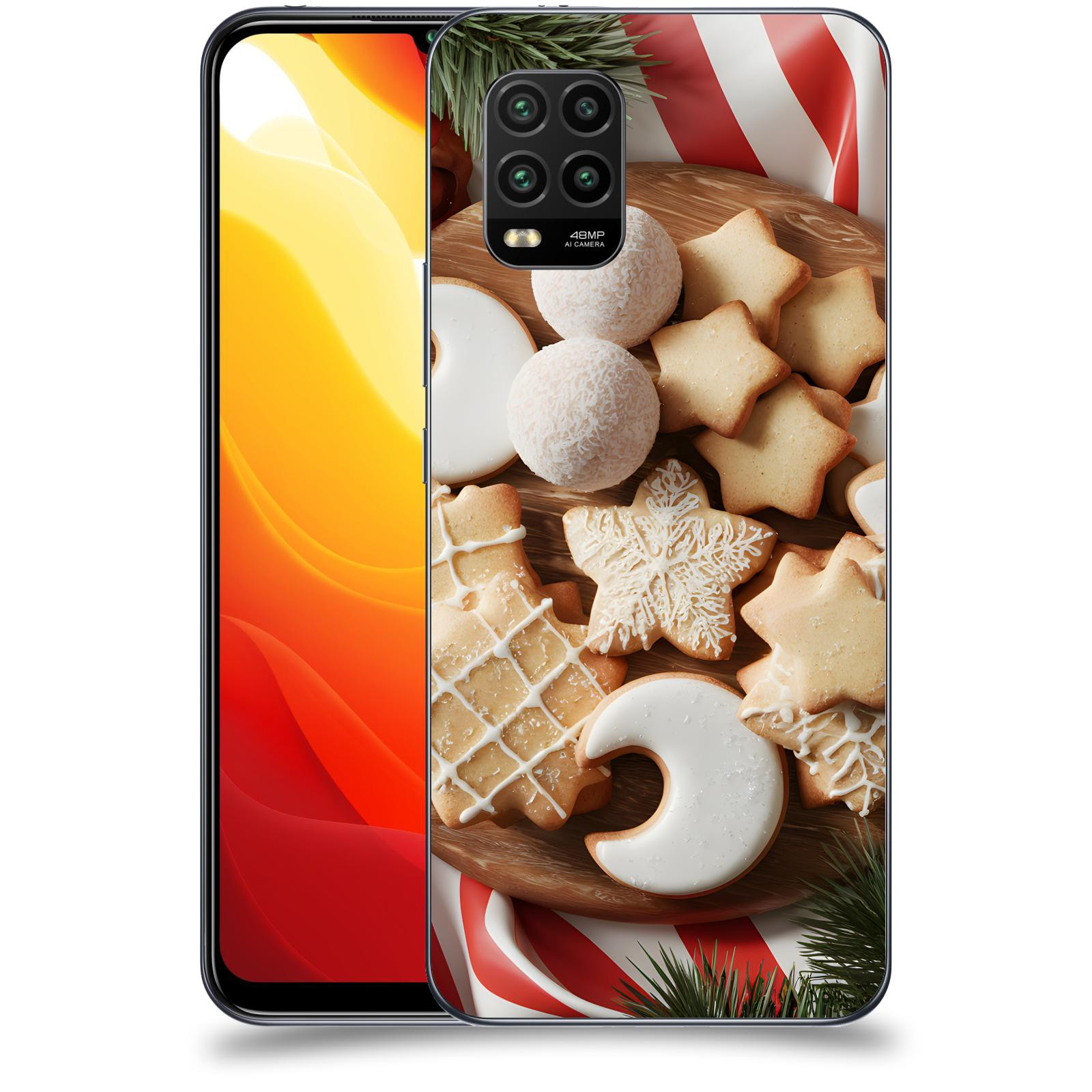 ACOVER Kryt na mobil Xiaomi Mi 10 Lite - Vánoční cukroví 2