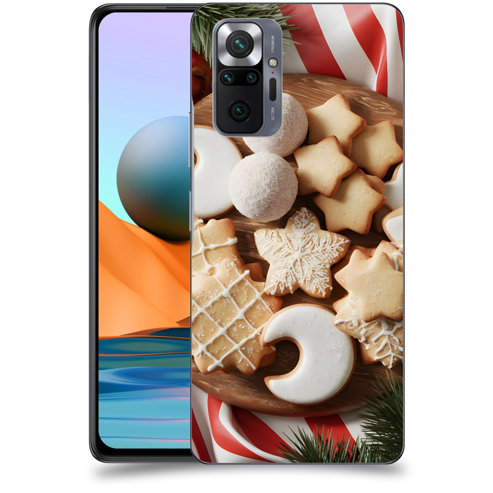 ACOVER Kryt na mobil Xiaomi Redmi Note 10 Pro - Vánoční cukroví 2