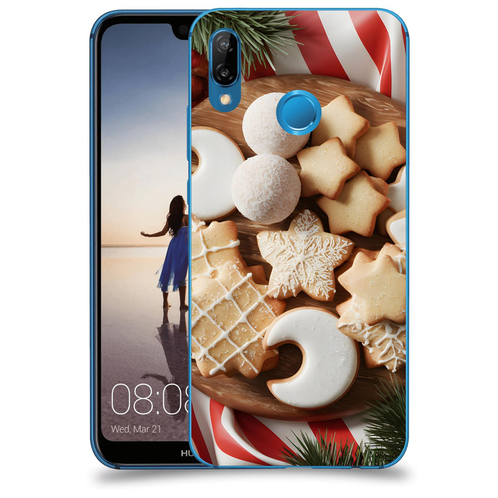 ACOVER Kryt na mobil Huawei P20 Lite - Vánoční cukroví 2