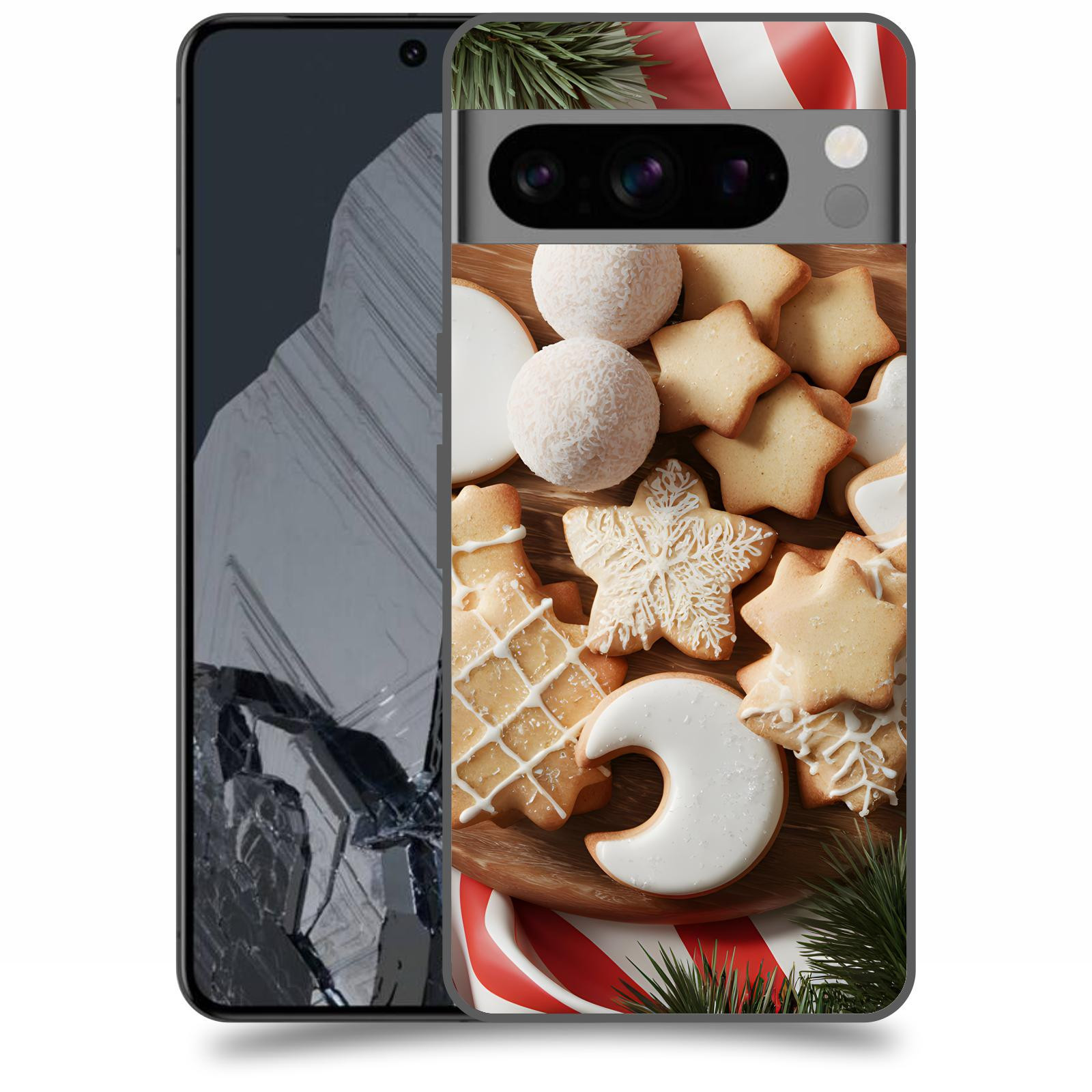ACOVER Kryt na mobil Google Pixel 8 Pro - Vánoční cukroví 2