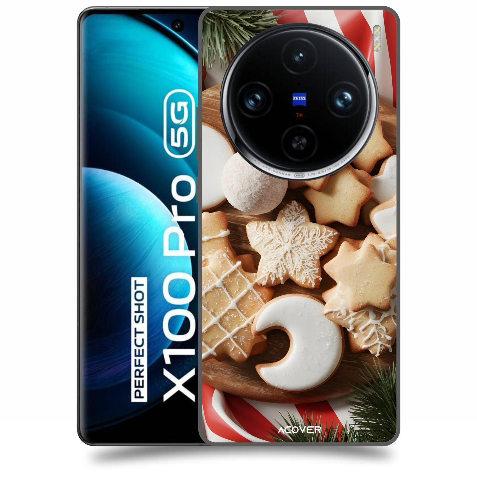 ACOVER Kryt na mobil Vivo X100 Pro - Vánoční cukroví 2
