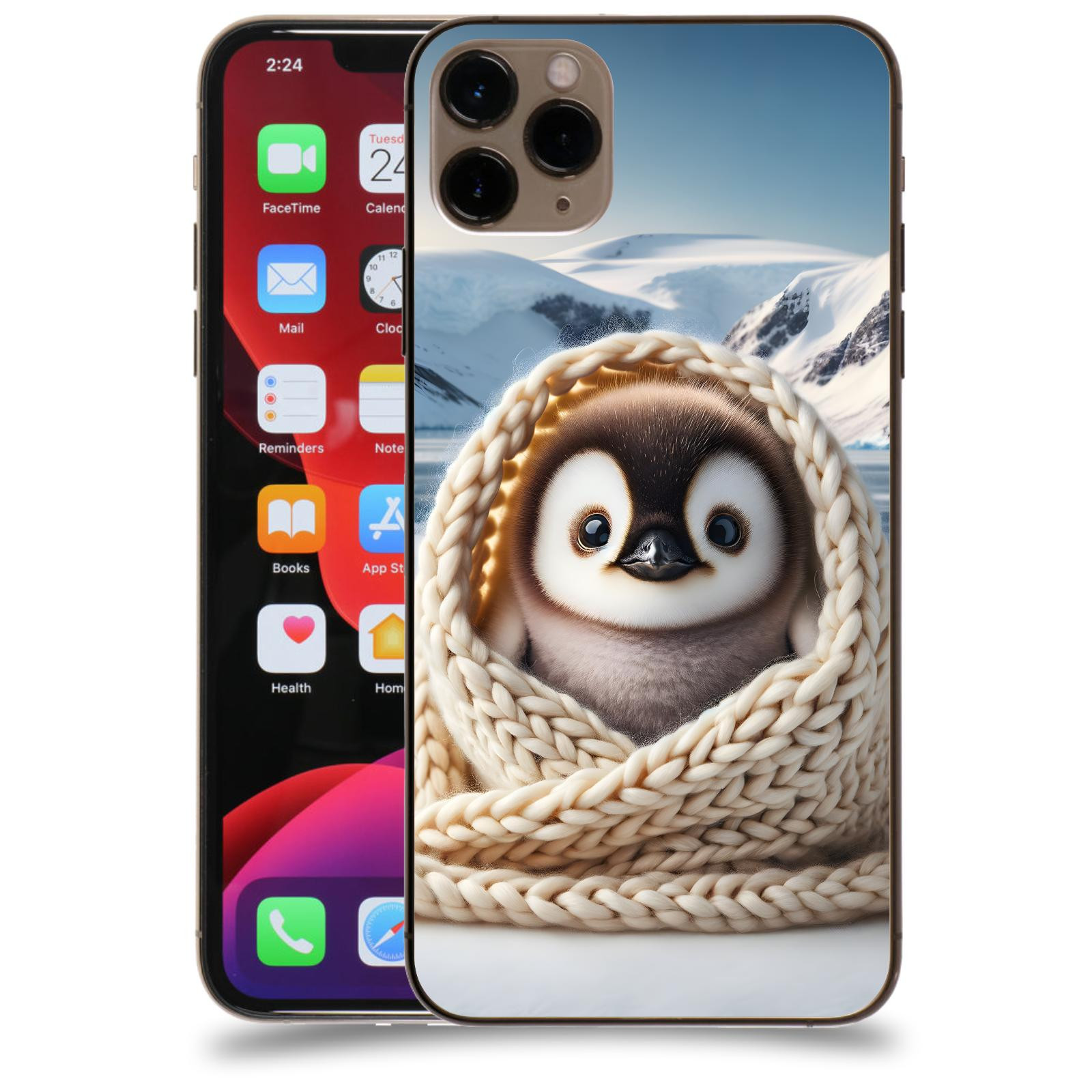 ACOVER Kryt na mobil Apple iPhone 11 Pro Max - Tučňák