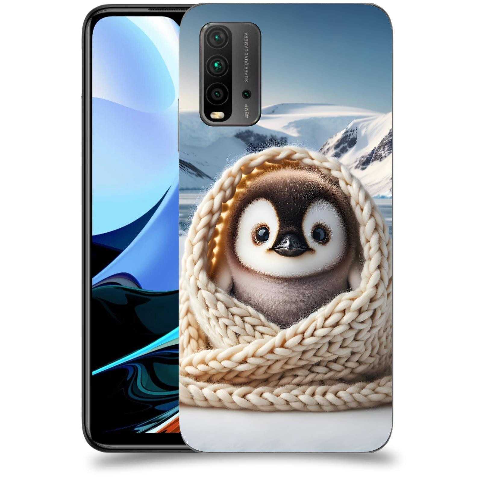 ACOVER Kryt na mobil Xiaomi Redmi 9T - Tučňák