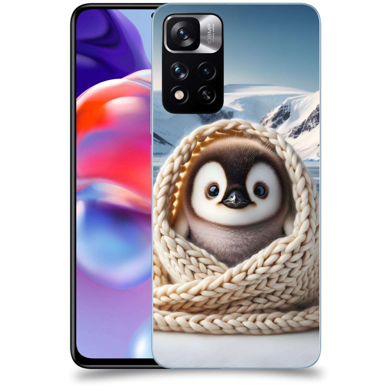 ACOVER Kryt na mobil Xiaomi Redmi Note 11 Pro+ 5G - Tučňák