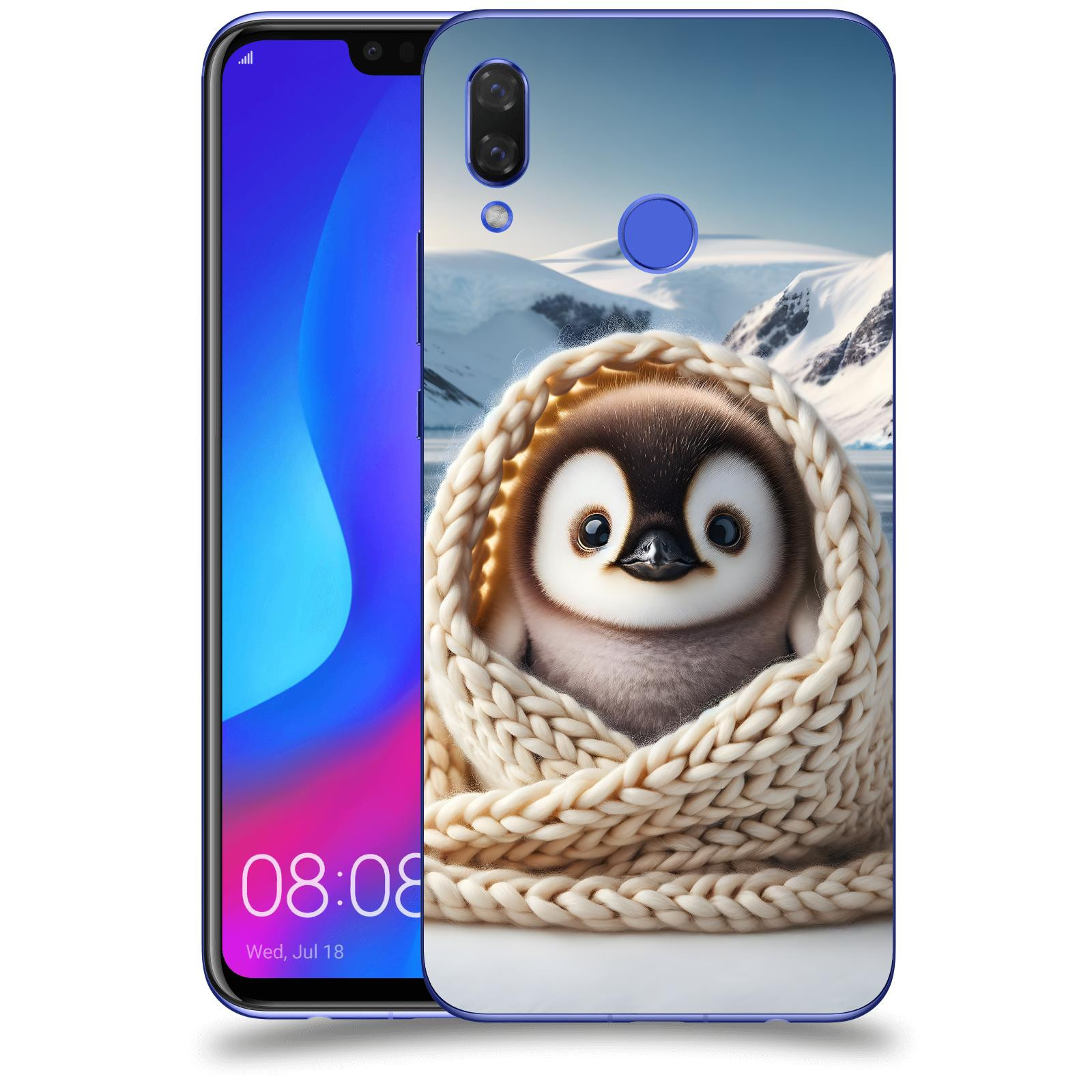 ACOVER Kryt na mobil Huawei Nova 3i - Tučňák