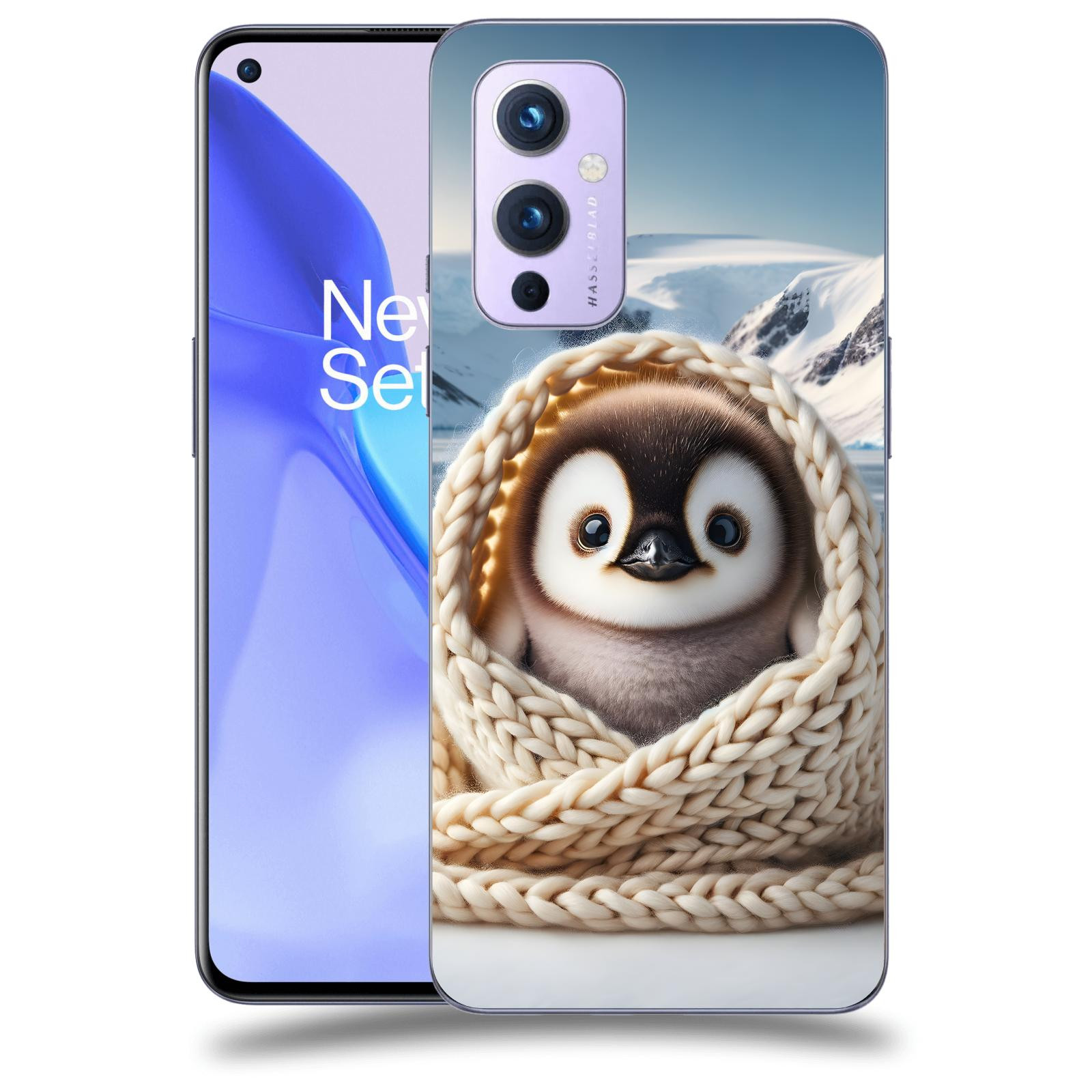 ACOVER Kryt na mobil OnePlus 9 - Tučňák