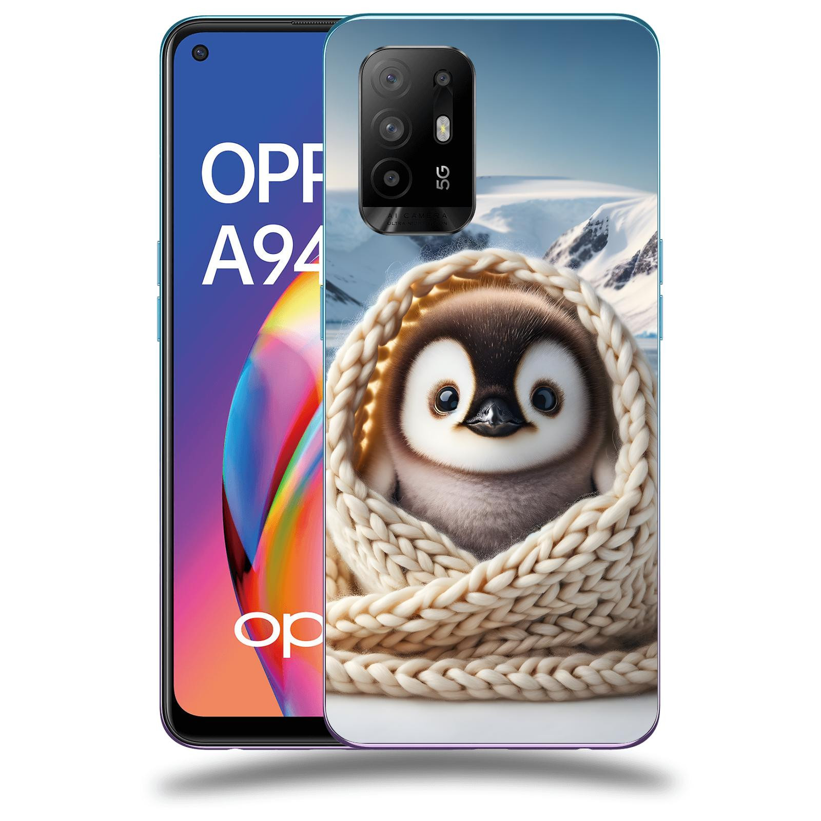 ACOVER Kryt na mobil OPPO A94 5G - Tučňák