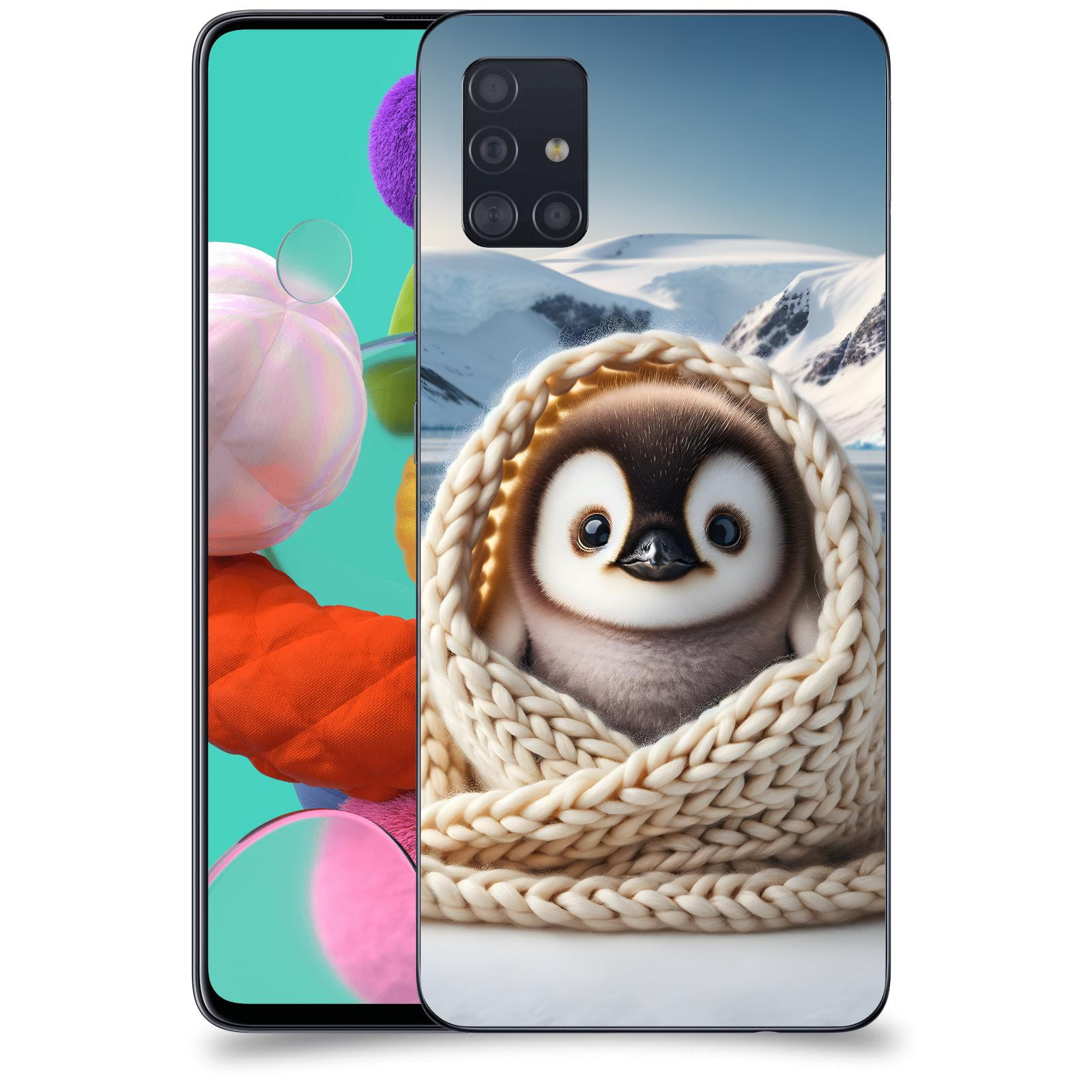 ACOVER Kryt na mobil Samsung Galaxy A51 A515F - Tučňák