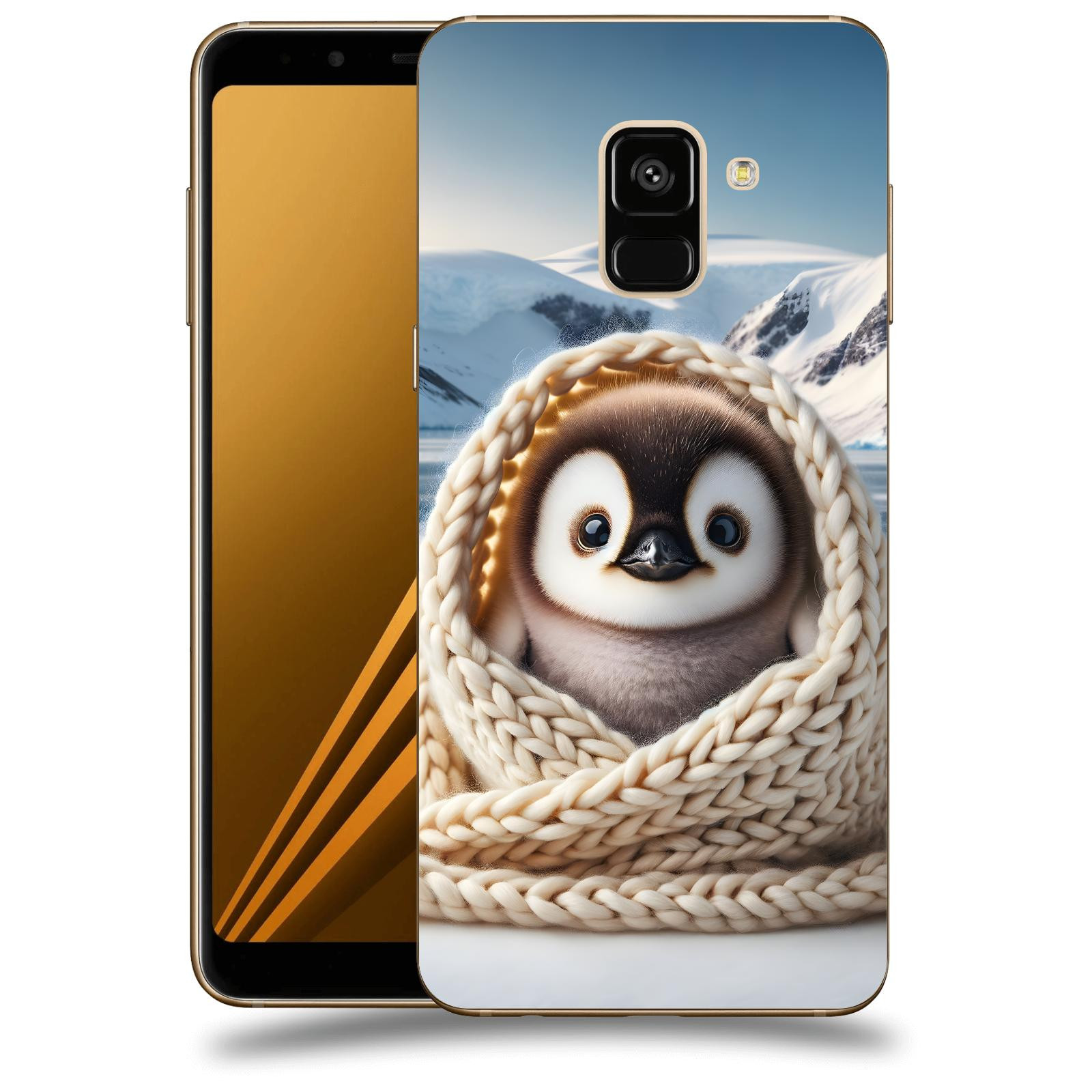 ACOVER Kryt na mobil Samsung Galaxy A8 2018 A530F - Tučňák