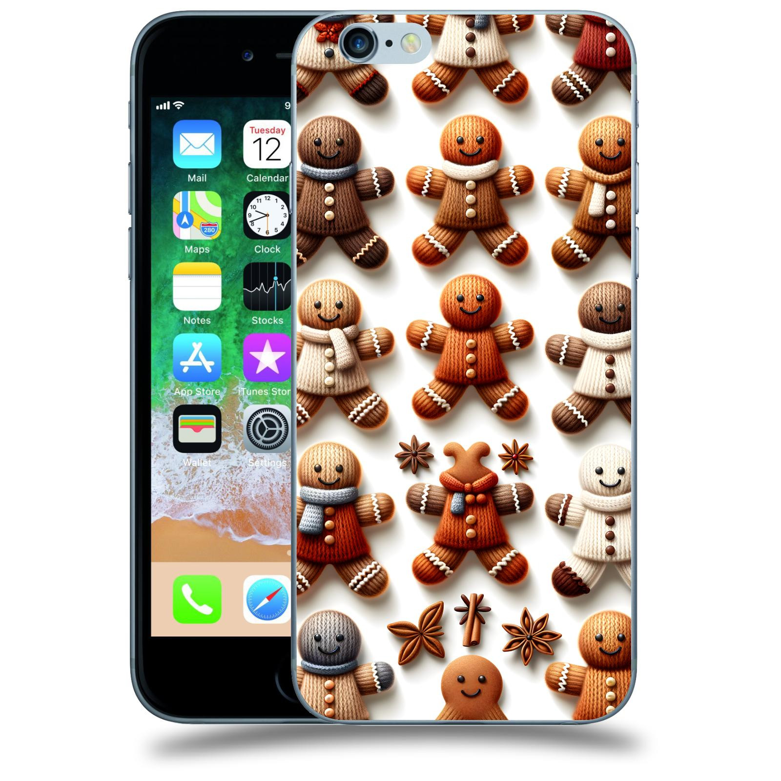 ACOVER Kryt na mobil Apple iPhone 6/6S - Perníčky 2