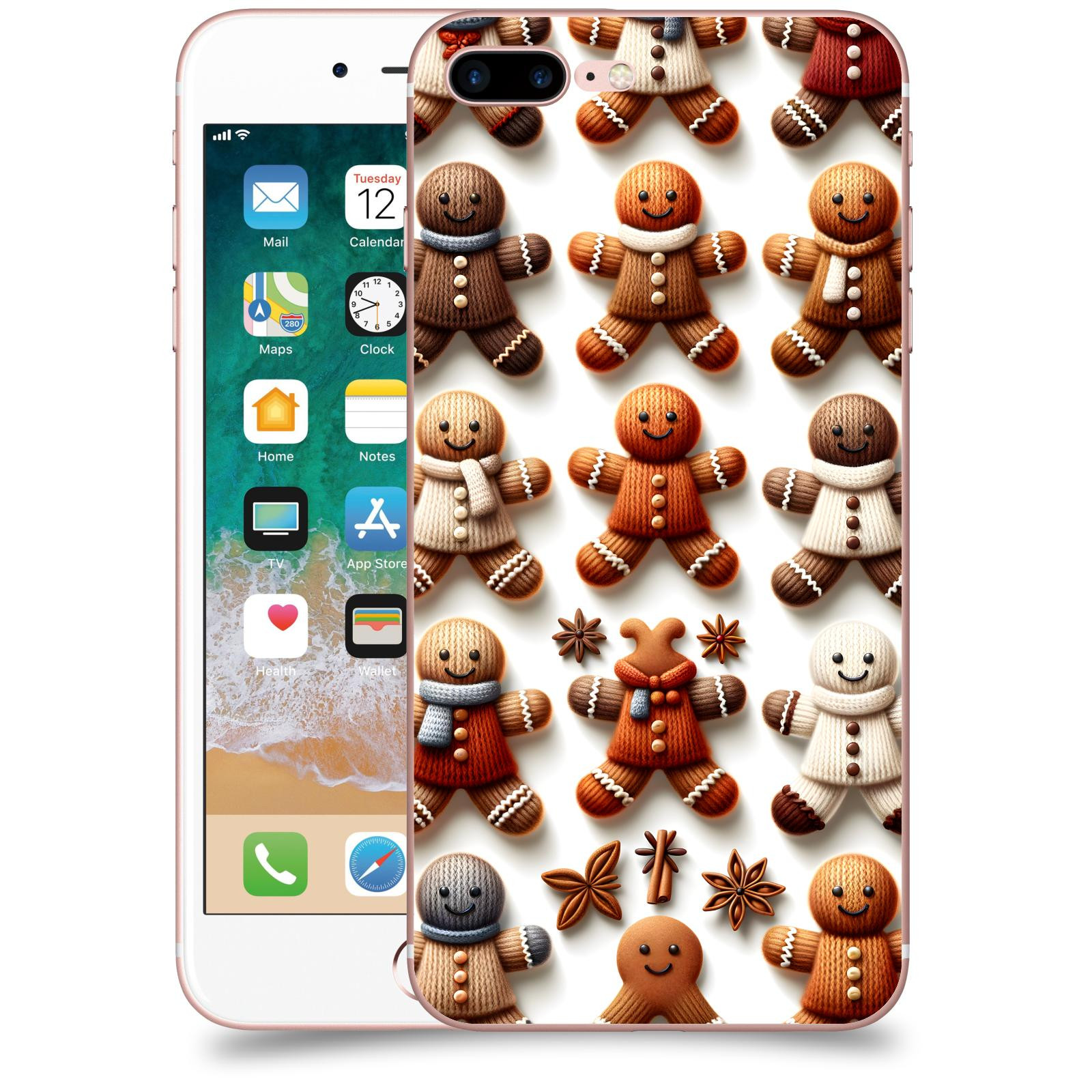 ACOVER Kryt na mobil Apple iPhone 7 Plus - Perníčky 2