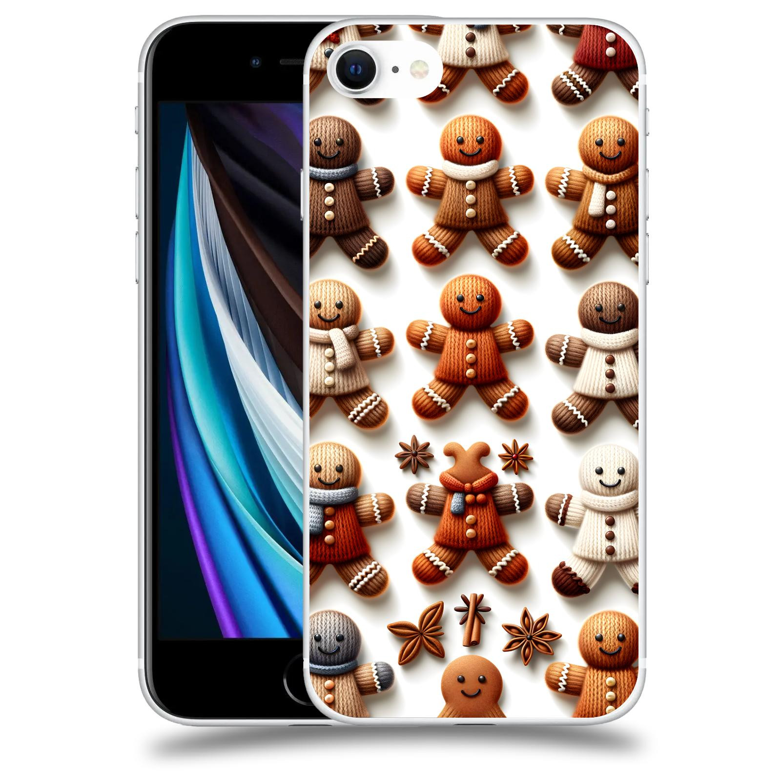 ACOVER Kryt na mobil Apple iPhone SE 2020 - Perníčky 2