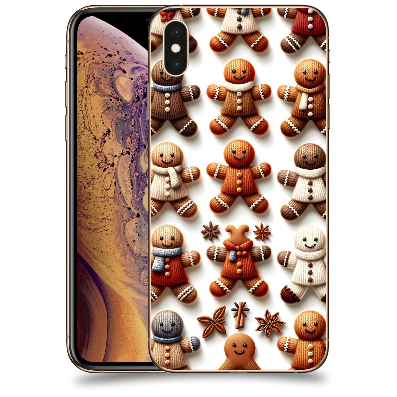 ACOVER Kryt na mobil Apple iPhone XS Max - Perníčky 2