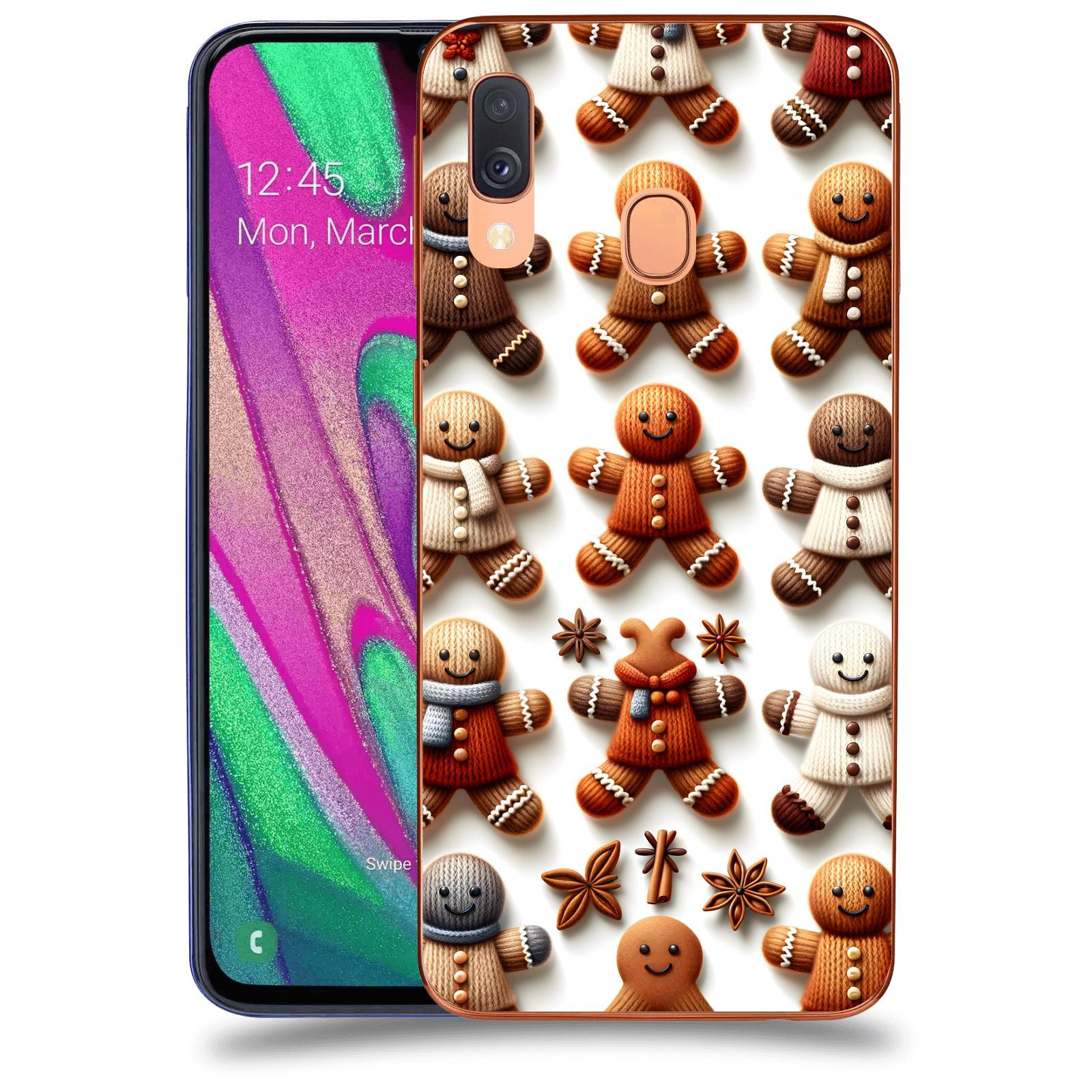 ACOVER Kryt na mobil Samsung Galaxy A40 A405F - Perníčky 2