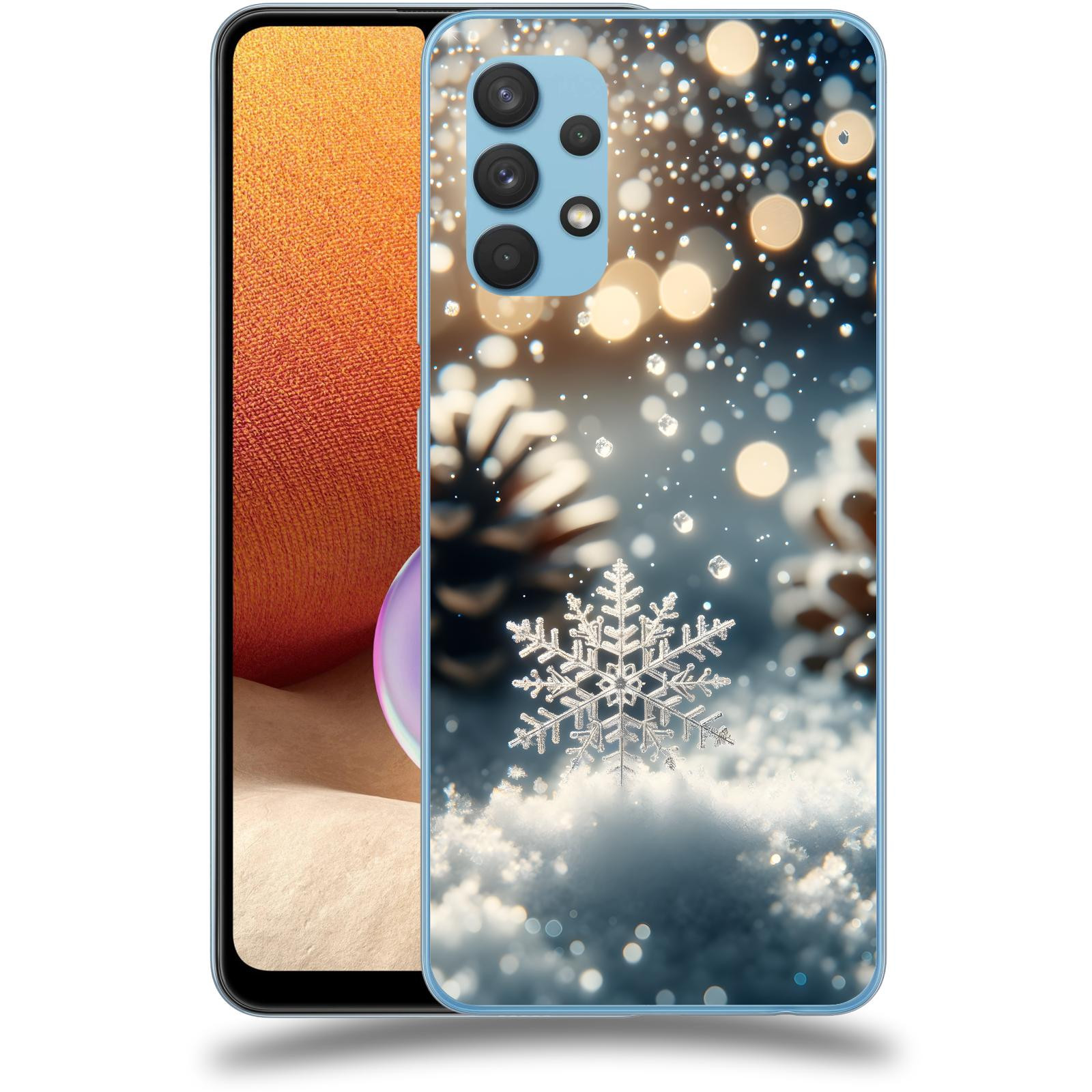 ACOVER Kryt na mobil Samsung Galaxy A32 4G SM-A325F - Vločka