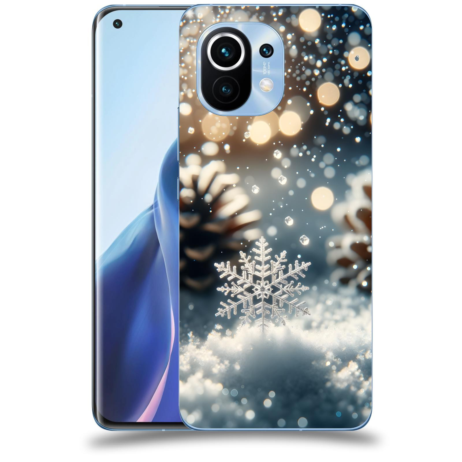 ACOVER Kryt na mobil Xiaomi Mi 11 - Vločka