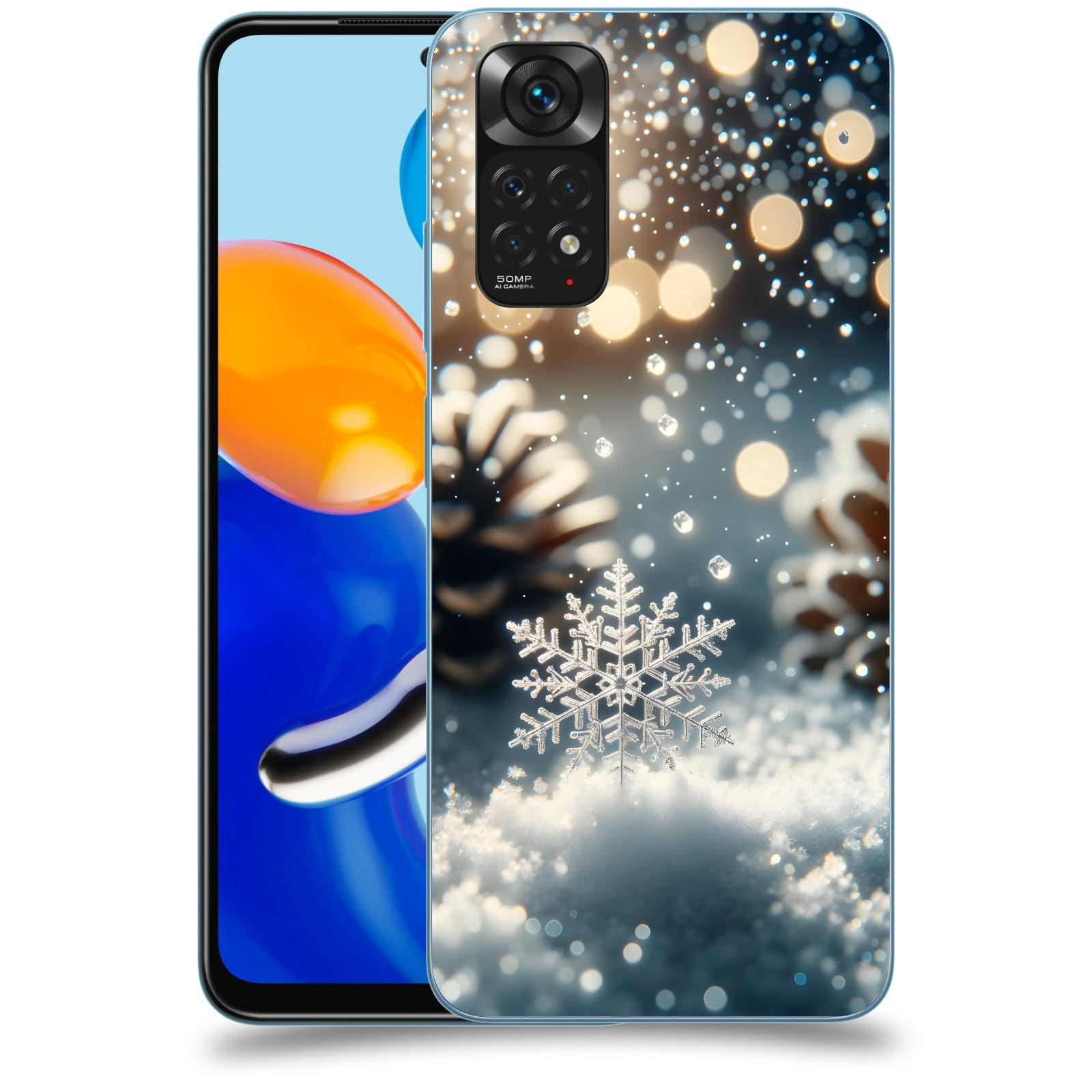 ACOVER Kryt na mobil Xiaomi Redmi Note 11 - Vločka