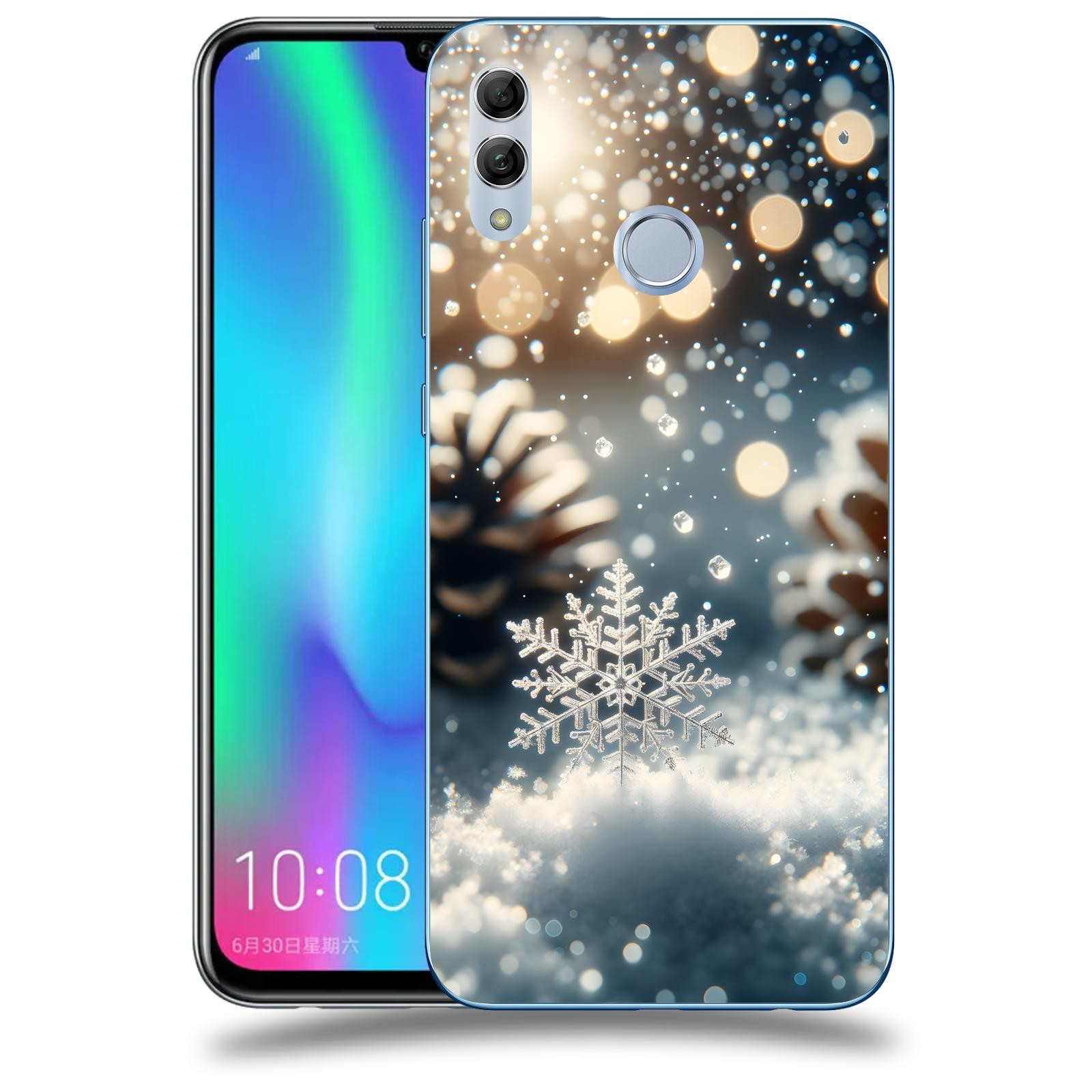ACOVER Kryt na mobil Honor 10 Lite - Vločka
