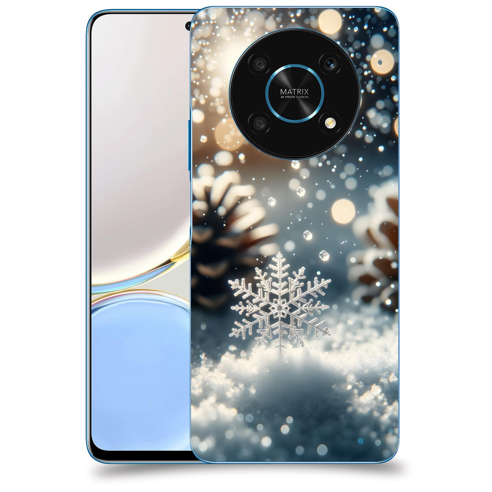 ACOVER Kryt na mobil Honor Magic 4 Lite 5G - Vločka