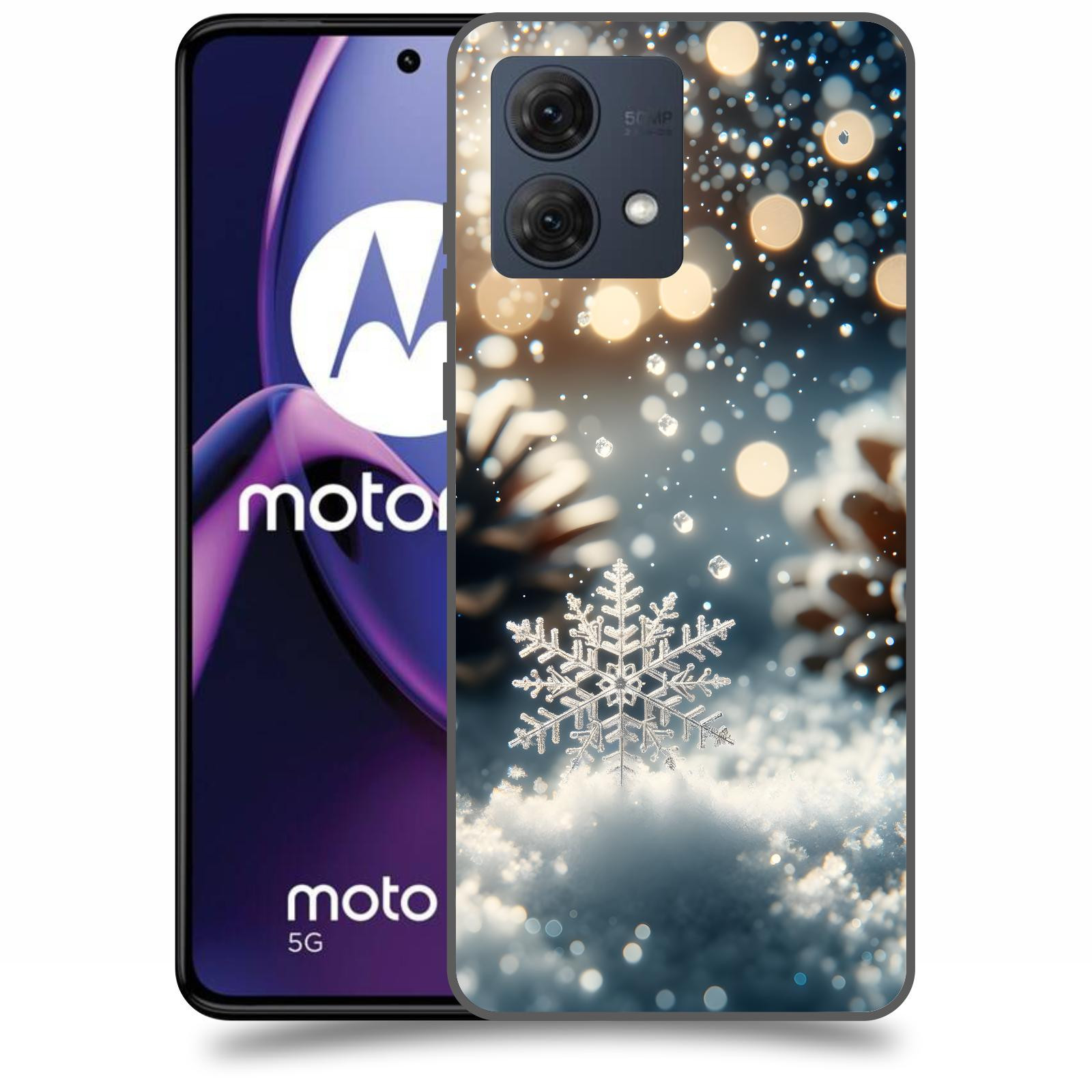 ACOVER Kryt na mobil Motorola Moto G84 5G - Vločka