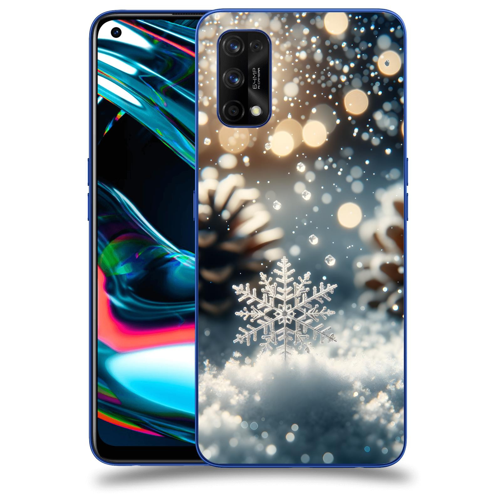 ACOVER Kryt na mobil Realme 7 Pro - Vločka