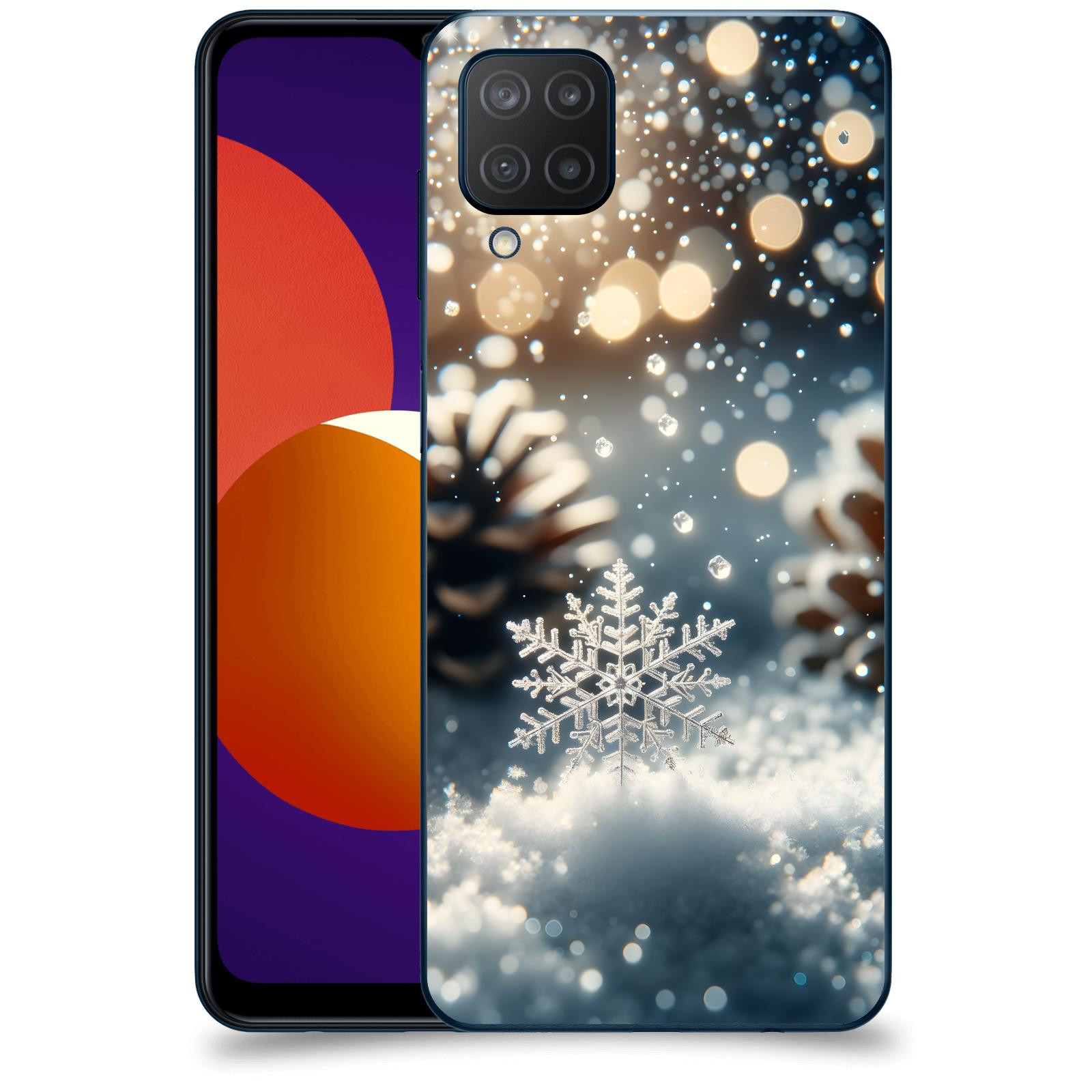 ACOVER Kryt na mobil Samsung Galaxy M12 M127F - Vločka