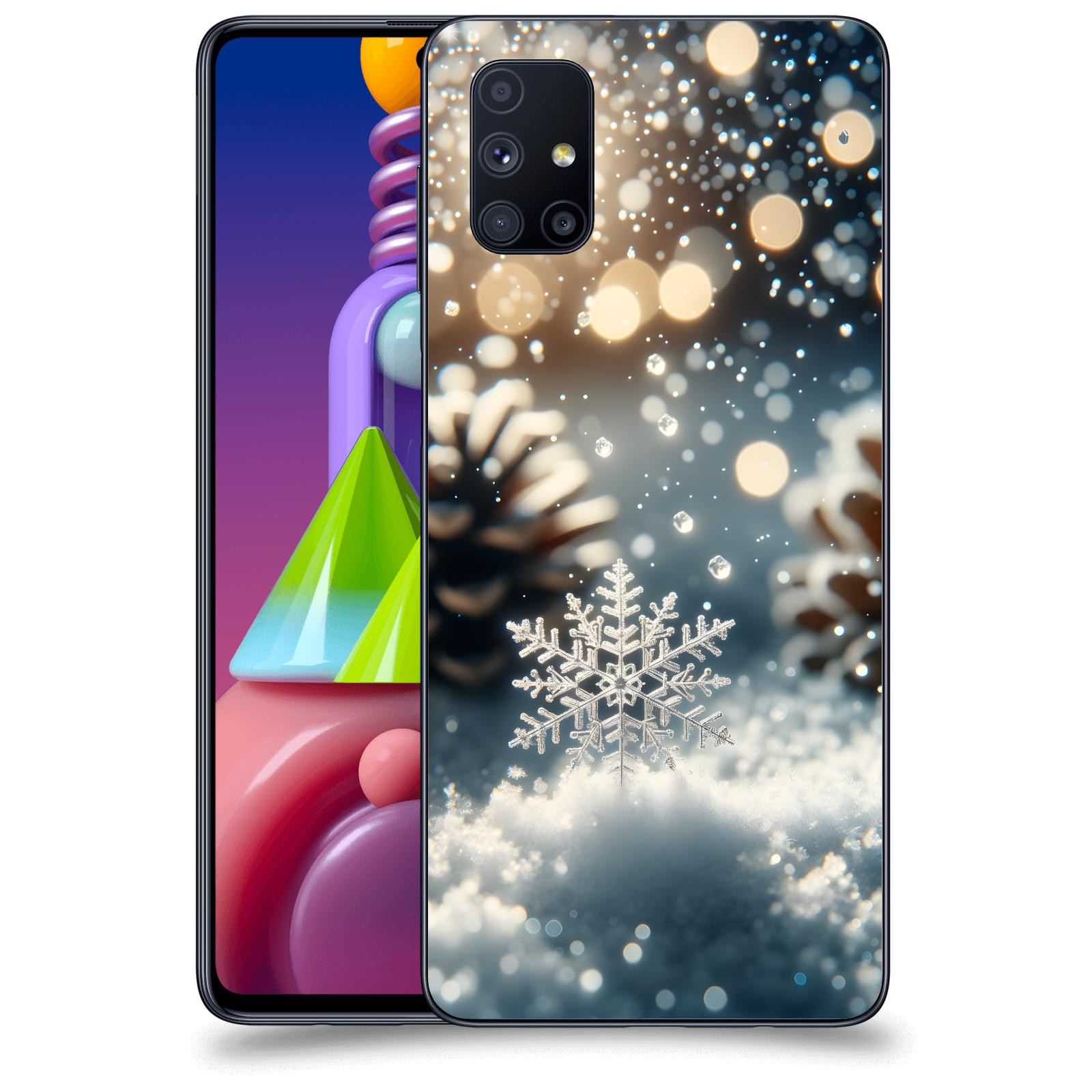 ACOVER Kryt na mobil Samsung Galaxy M51 M515F - Vločka