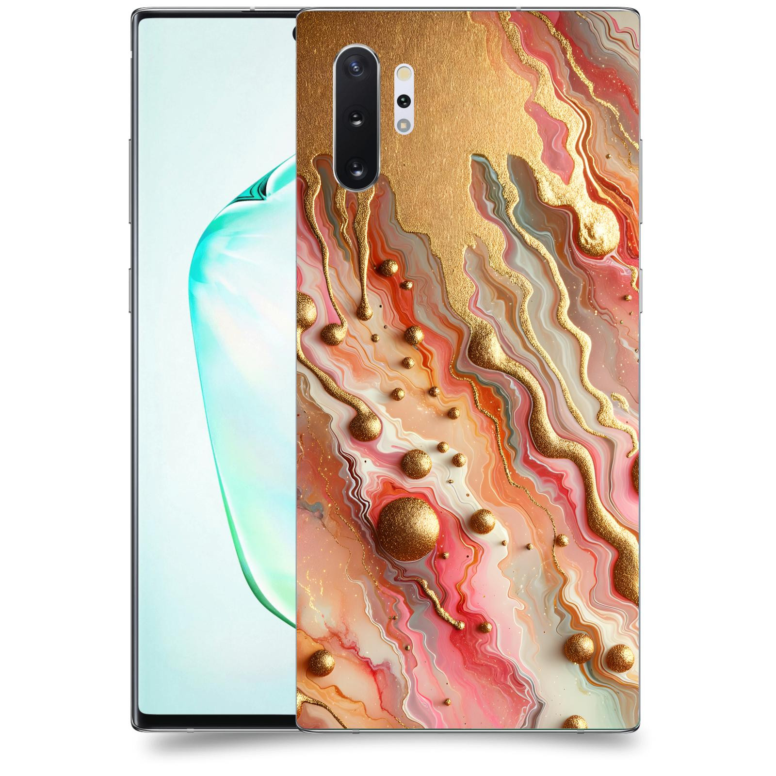 ACOVER Kryt na mobil Samsung Galaxy Note 10+ N975F - Liquid Gold