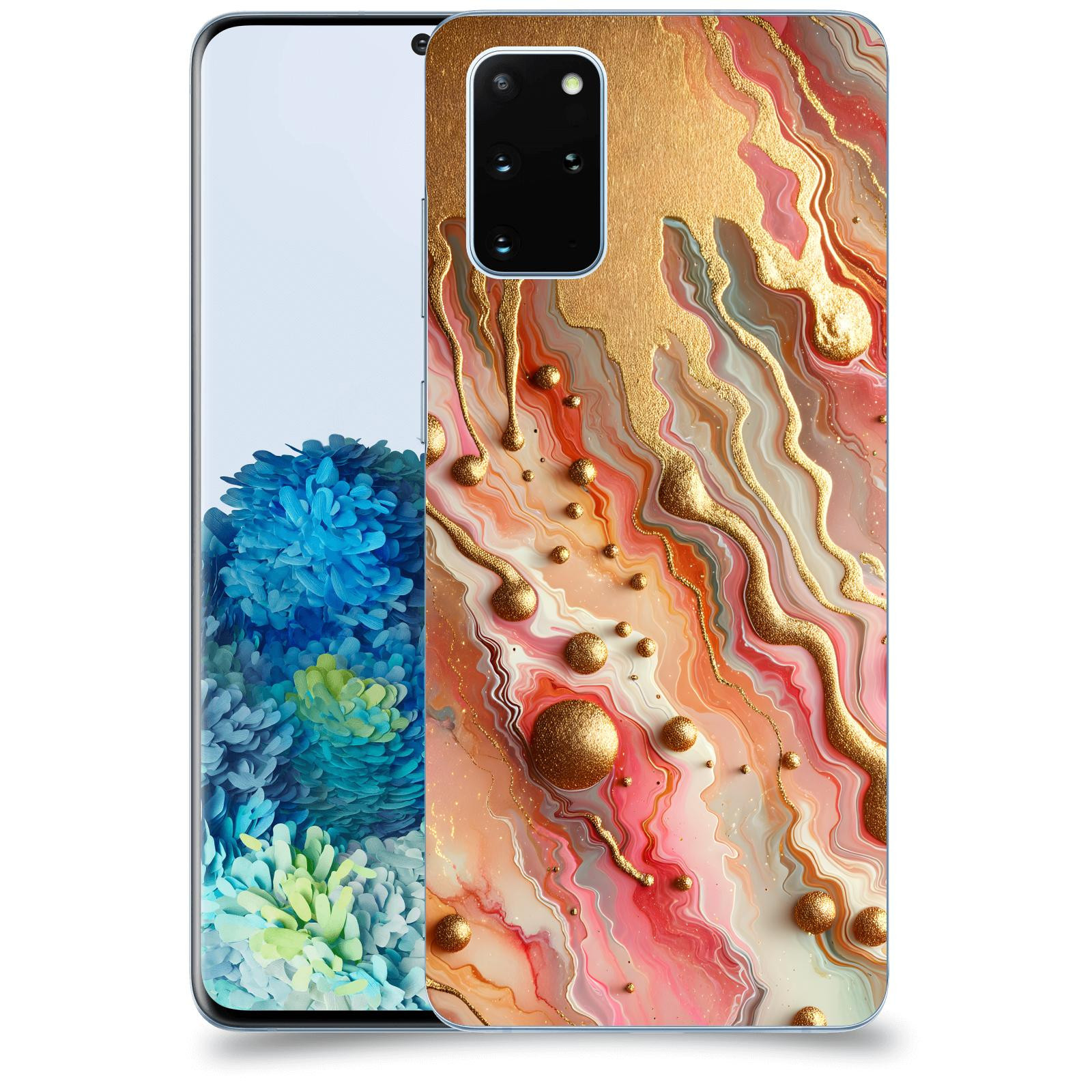ACOVER Kryt na mobil Samsung Galaxy S20+ G985F - Liquid Gold