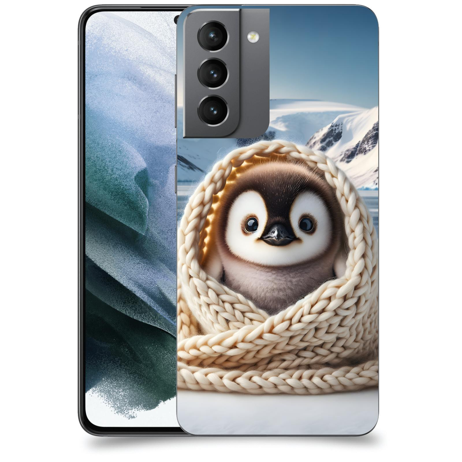 ACOVER Kryt na mobil Samsung Galaxy S21 G991B - Tučňák