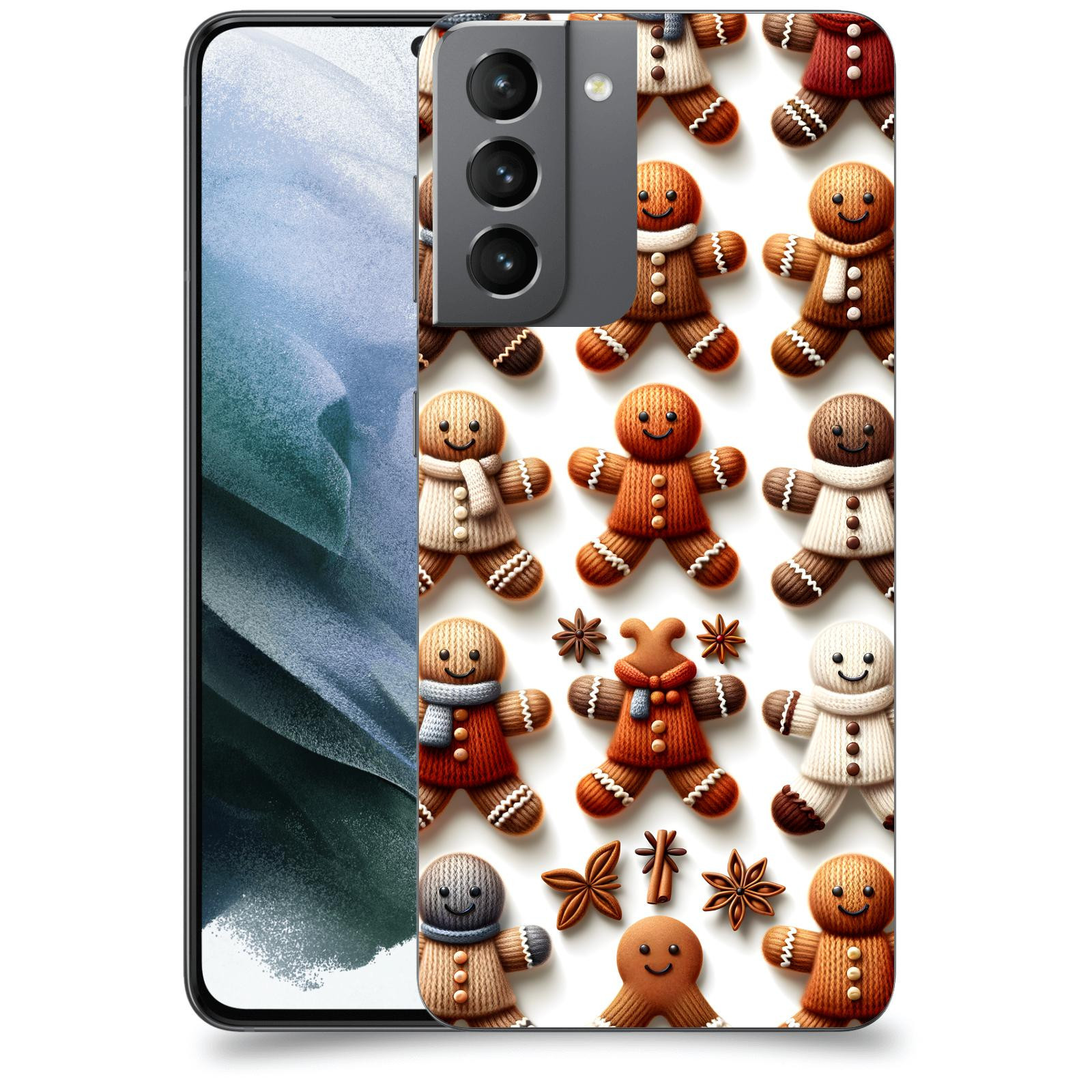 ACOVER Kryt na mobil Samsung Galaxy S21 G991B - Perníčky 2