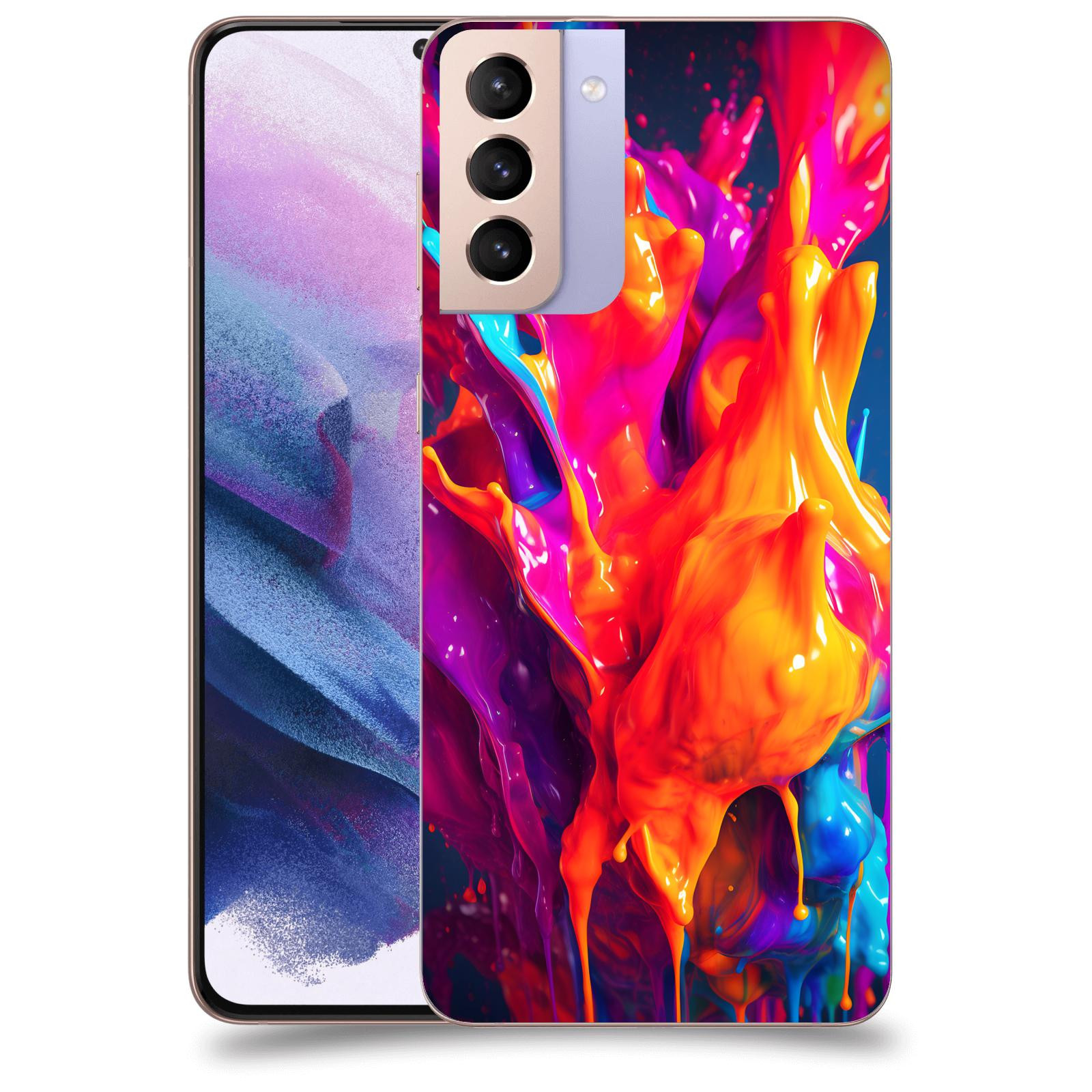ACOVER Kryt na mobil Samsung Galaxy S21+ G996F - Beautiful Liquid I