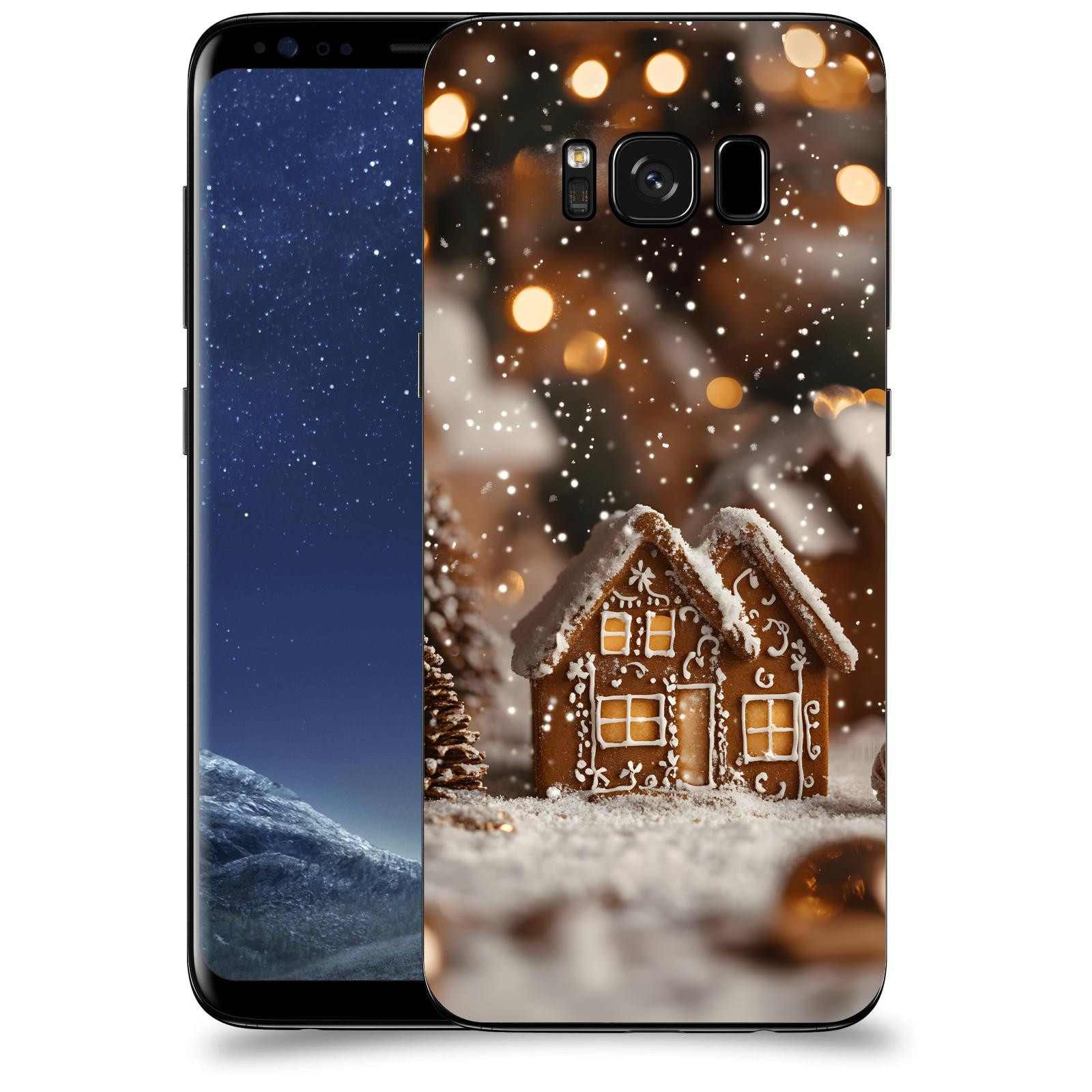 ACOVER Kryt na mobil Samsung Galaxy S8 G950F - Perníková chaloupka