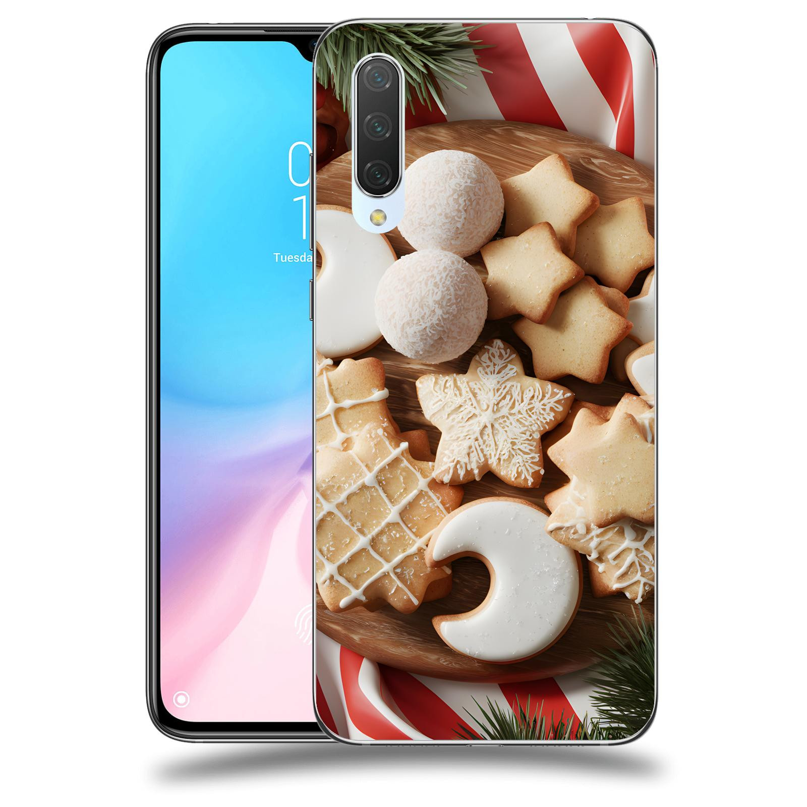 ACOVER Kryt na mobil Xiaomi Mi 9 Lite - Vánoční cukroví 2